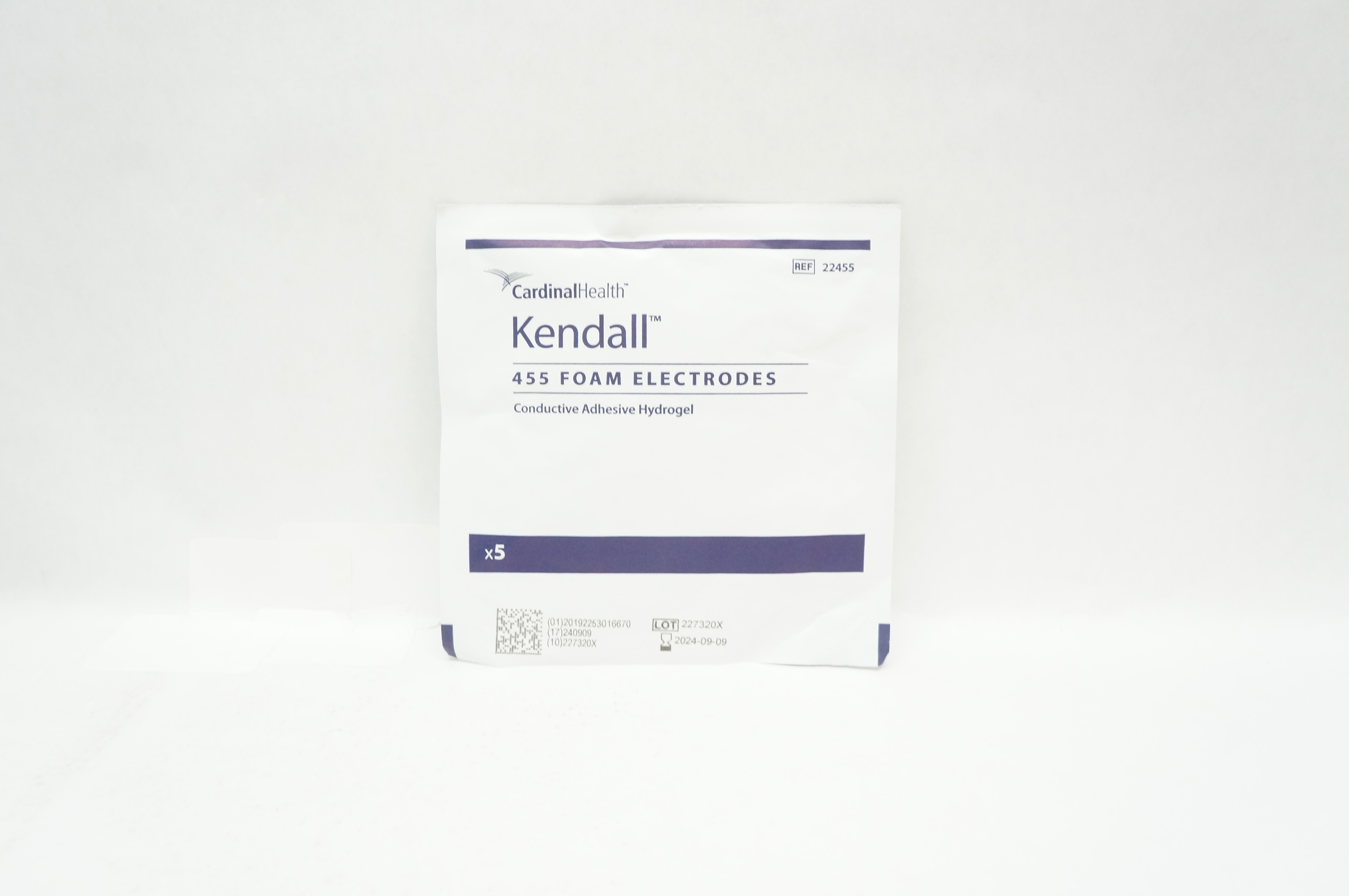 Cardinal Health 22455 Kendall 455 Foam Electrodes - Pack of 5