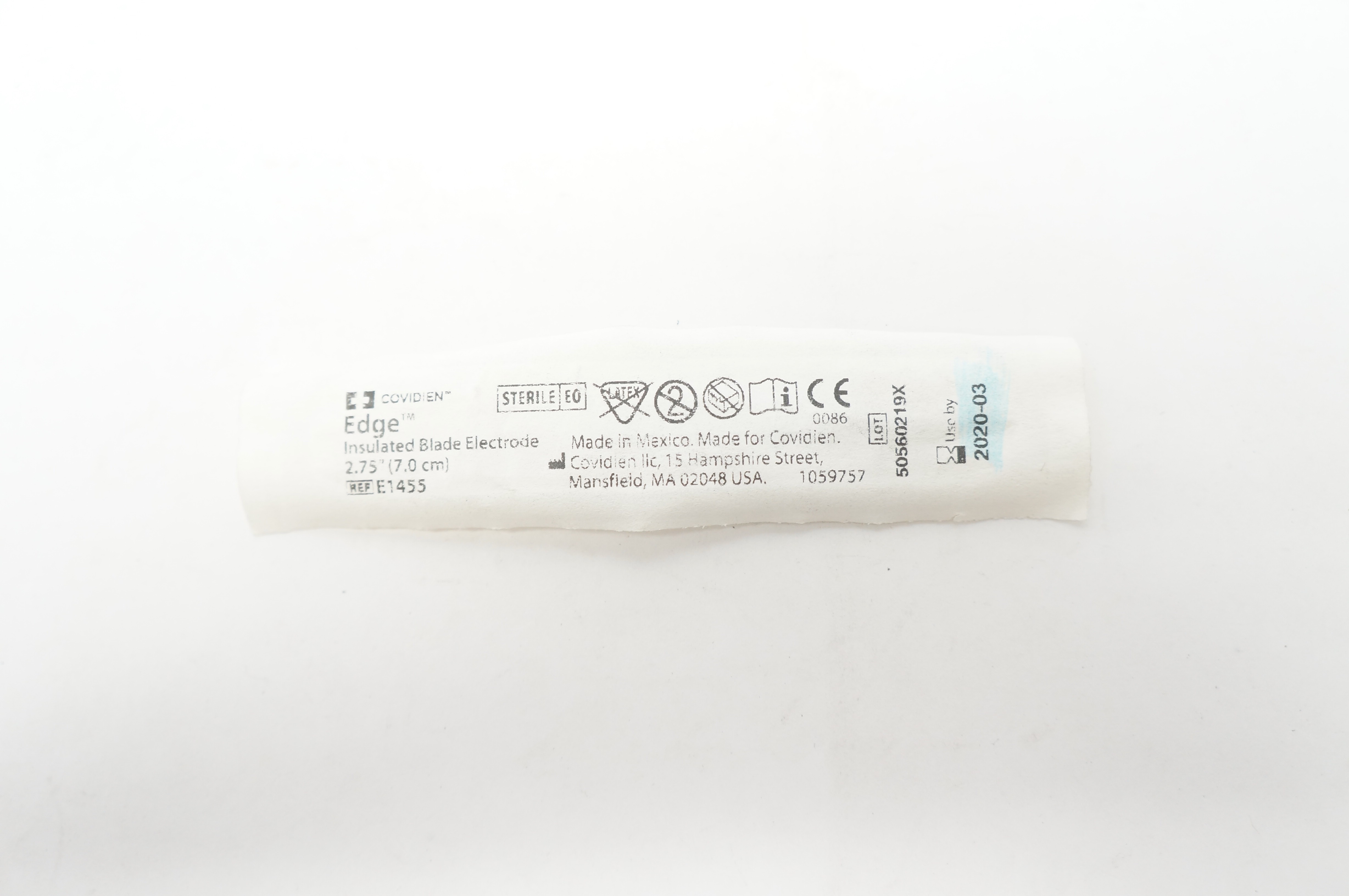Covidien E1455 Edge Insulated Blade Electrode 2.75inch (x)