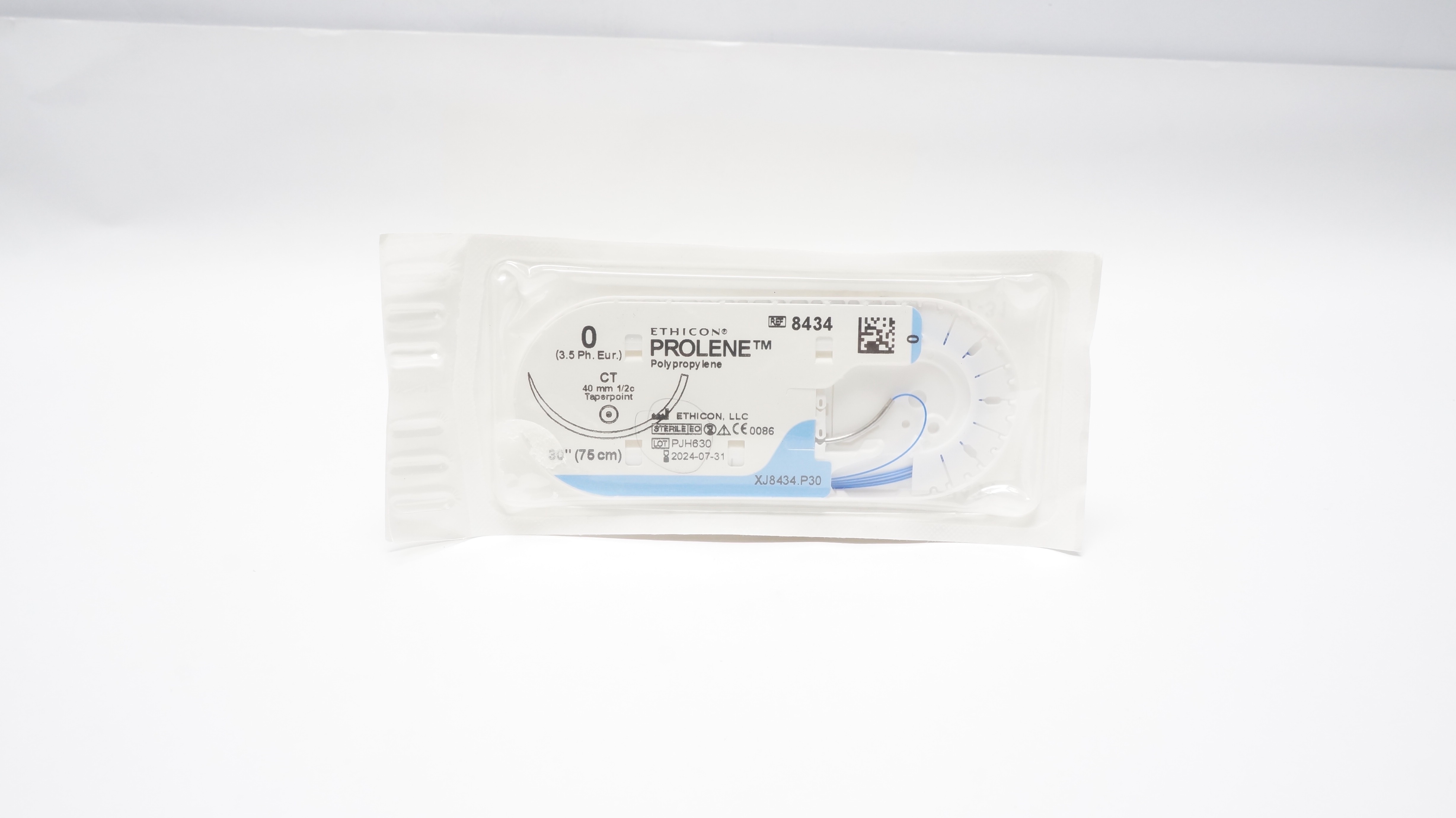 Ethicon 8434 0 PROLENE Polypropylene Stre CT 40mm 1/2c Taperpoint, 30inch (x)