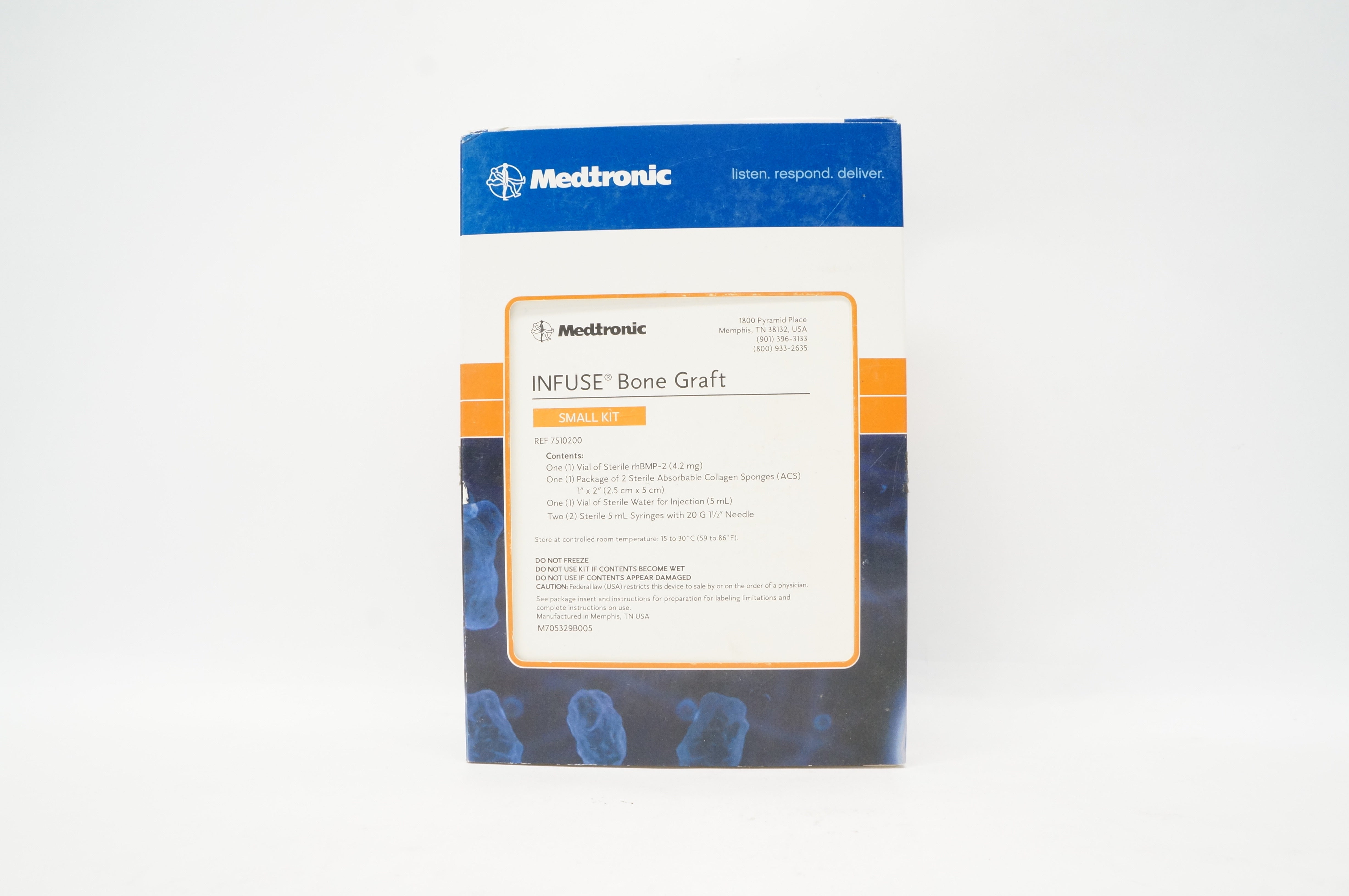 Medtronic 7510200 Infuse Bone Graft rhBMP-2 + ACS Small Kit 2.8cc (x)