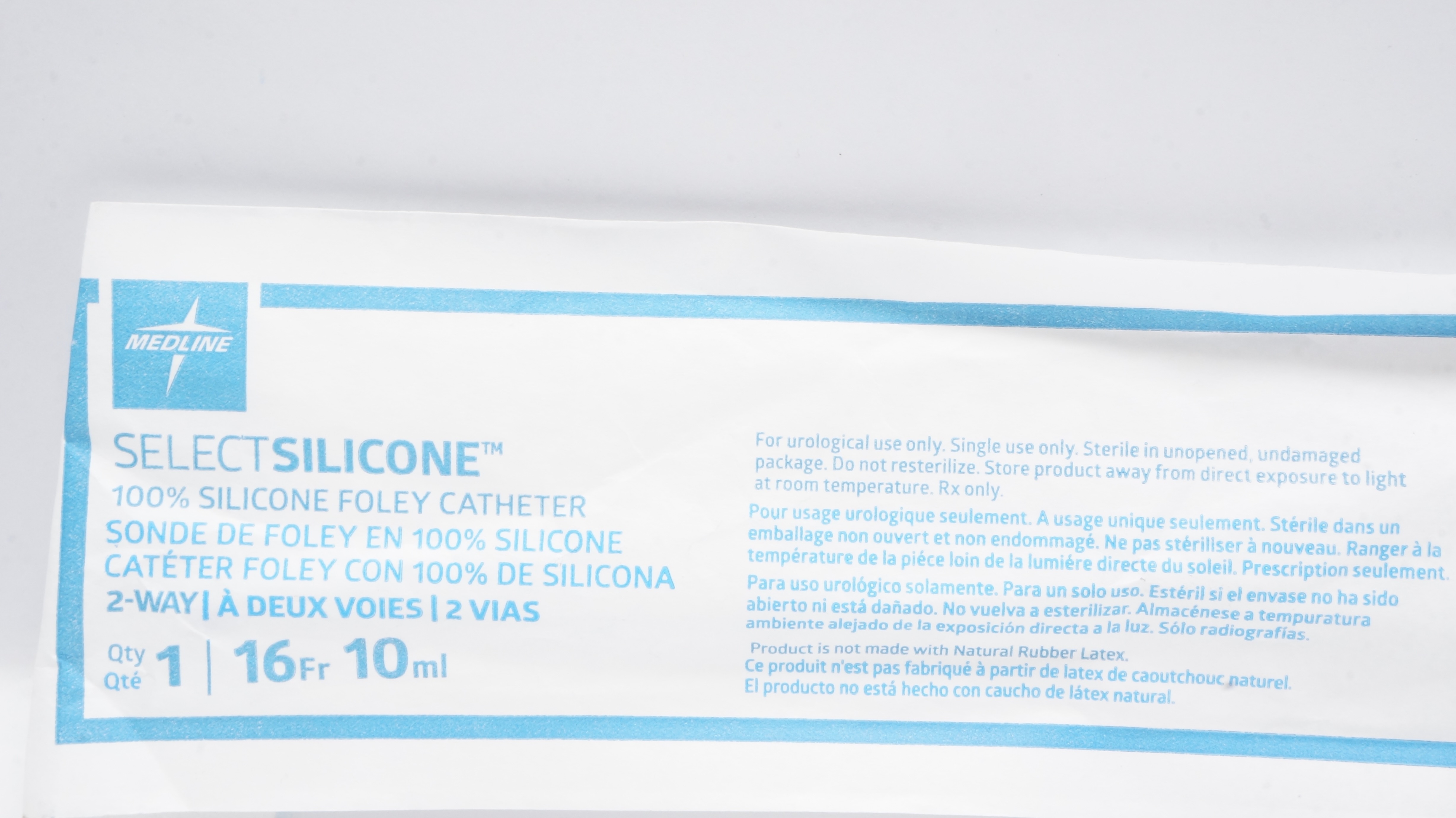 Medline DYND11502 Select Silicone Foley Cath. 16Fr x 10ml (x)