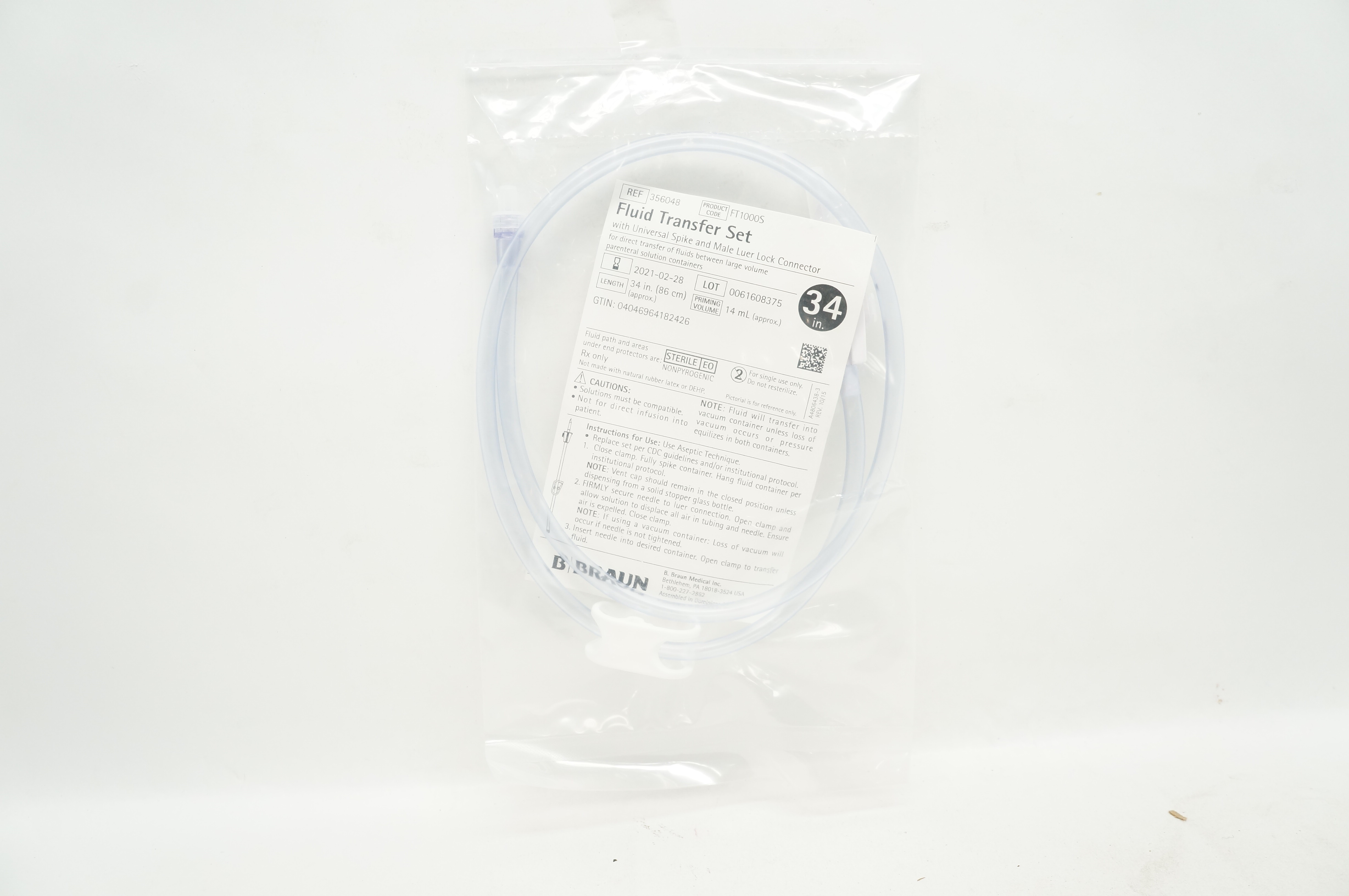 CareFusion 001325 AirLife Nasal Oxygen Cannula W/ Crush Resistant