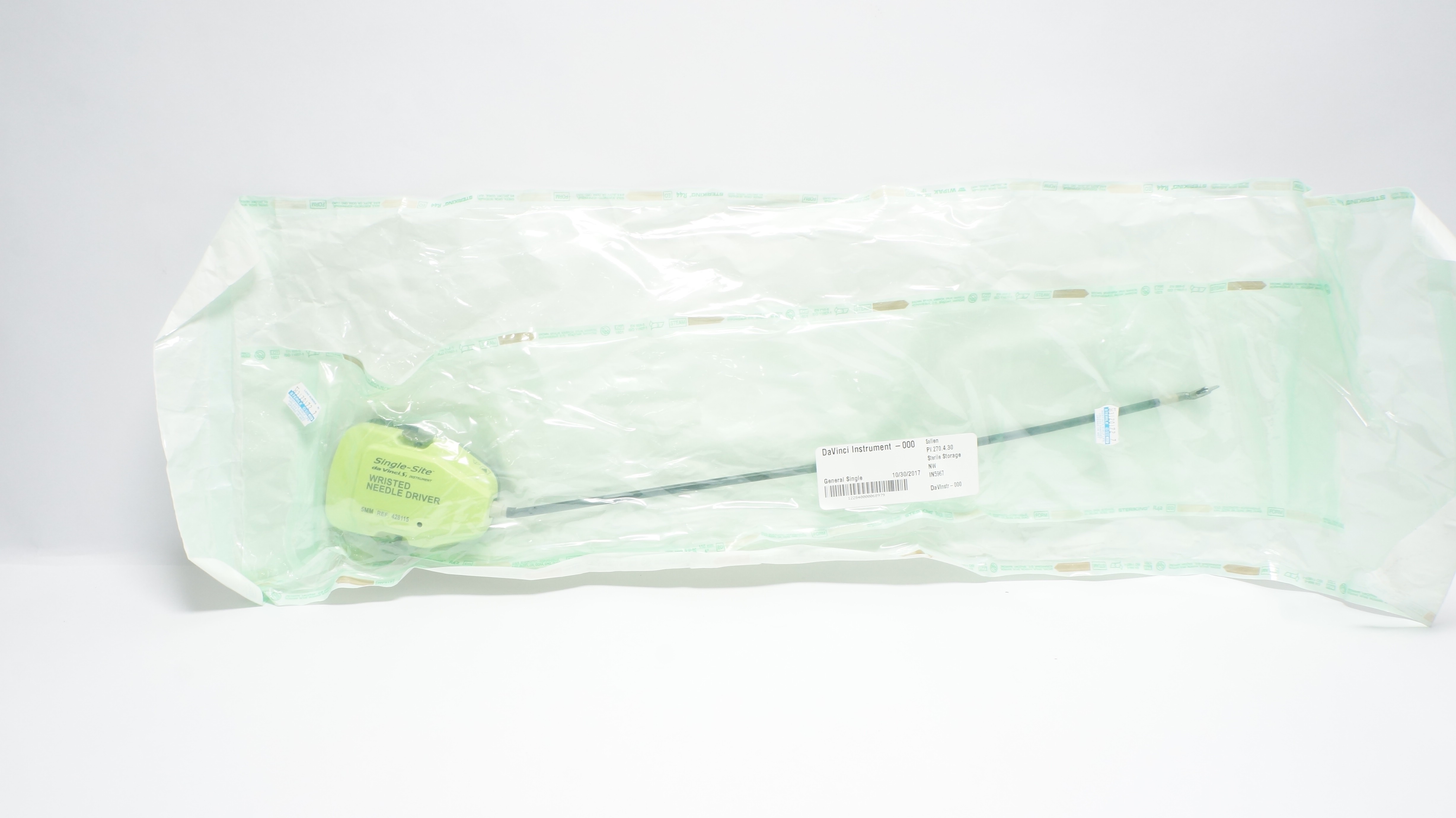 Strider Needle Driver Intuitive Surgical 428115 DaVinci Single-Site Wristed Needle Driver 5mm