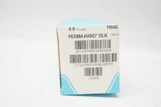 Ethicon 1984G 4-0 Perma-Hand Silk PC-5 19mm 3/8c 18inch - Box of 12 (x)