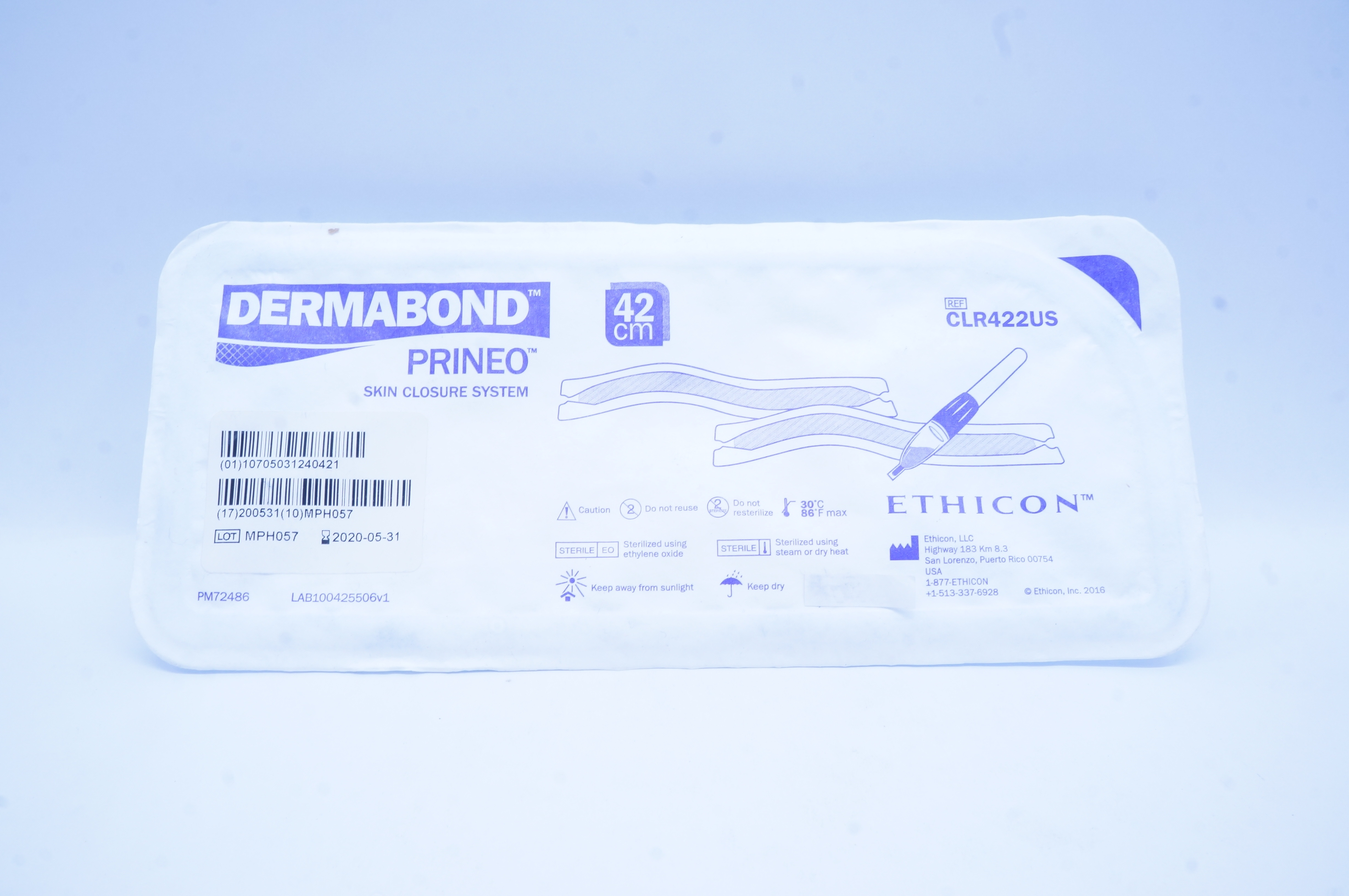 Ethicon CLR422US Dermabond Prineo Skin Closure System 42cm (x)