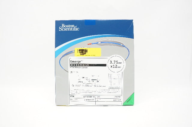 BostonScientific 391891237 Emerge Monorail PTCA Dilatation Catheter 3.75x12mm(x)