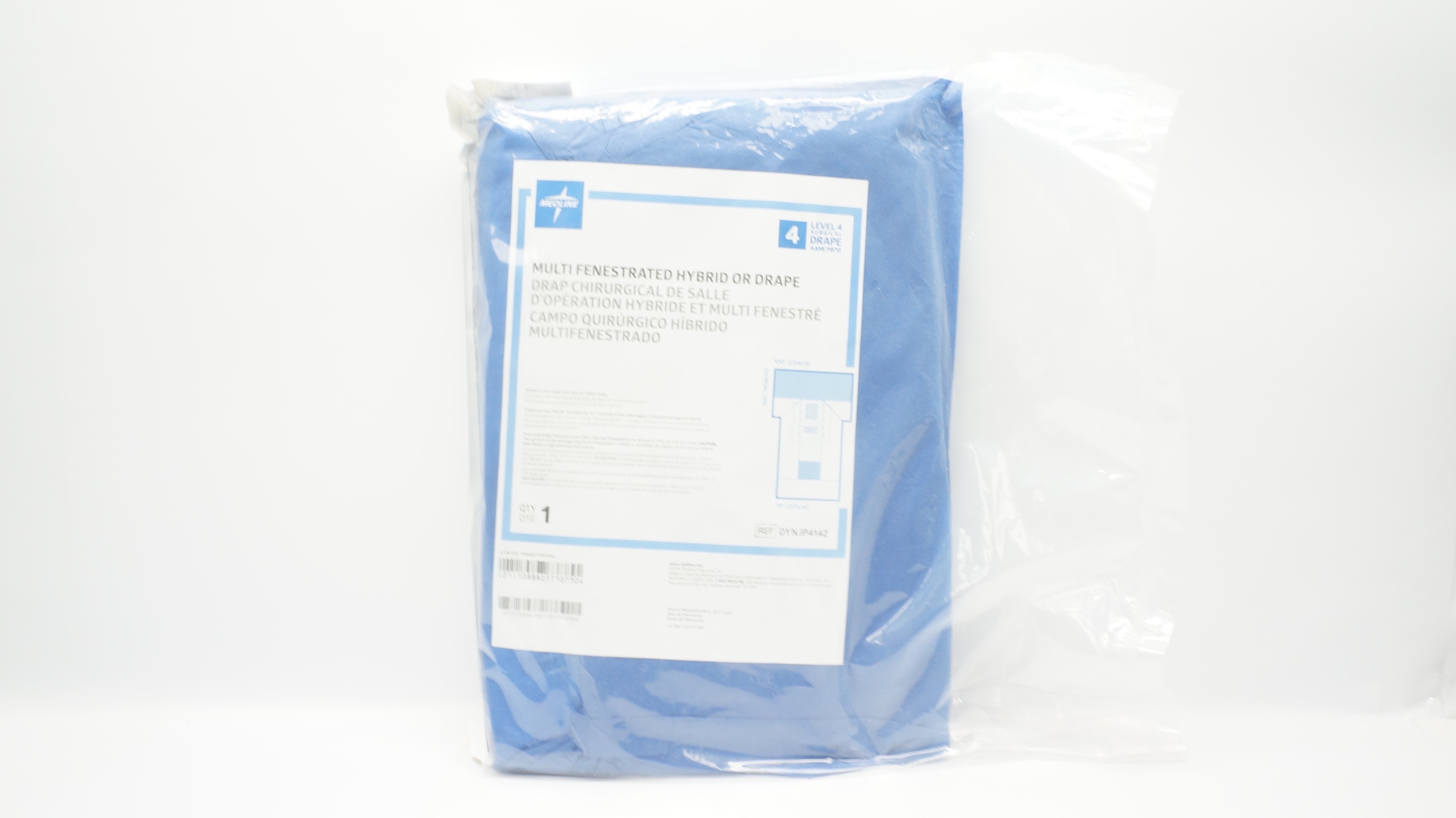 Medline DYNJP4142 Multi Fenestrated Hybrid Or Drape 79in. x 160in.