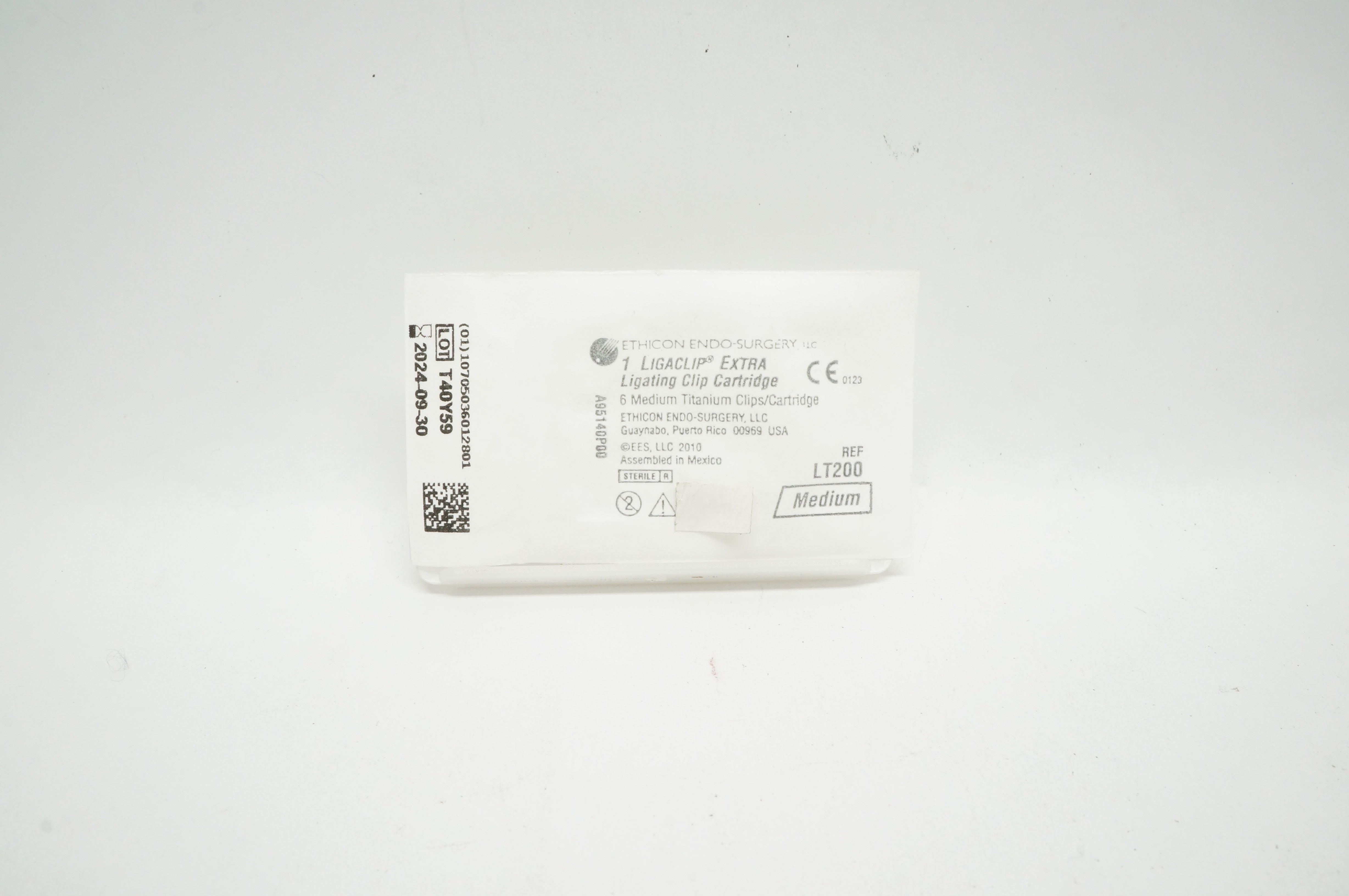 Ethicon LT200 Extra Ligating Clip Cartridge 6 Medium Titanium Clips (x)