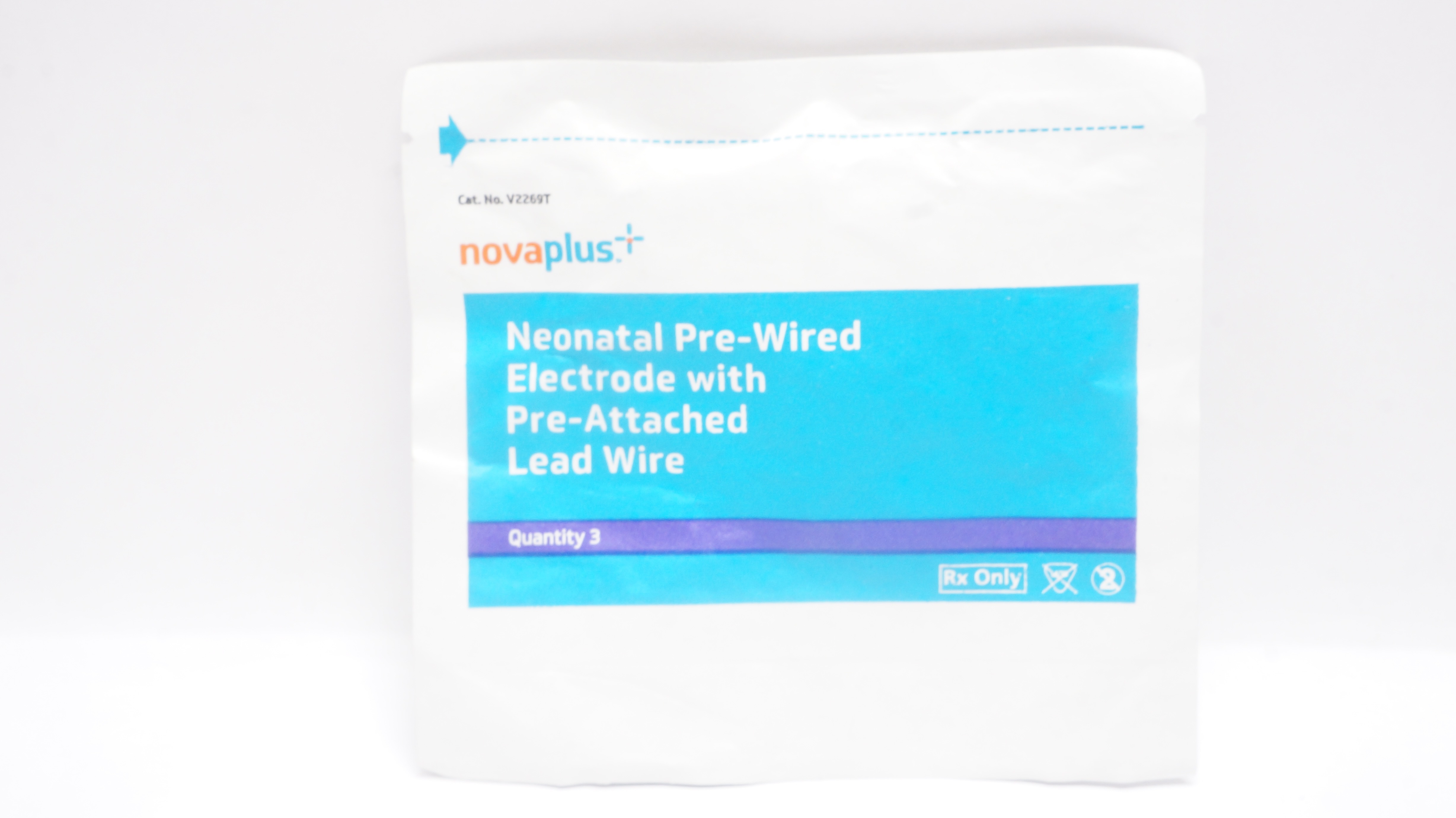 3M V2269T Novaplus Neonatal Pre-Wired Electrode - Pack of 3