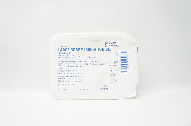 ICU Medical 6599-01 Large Bore Y- Irrigation Set,  Nonvented, 100inch