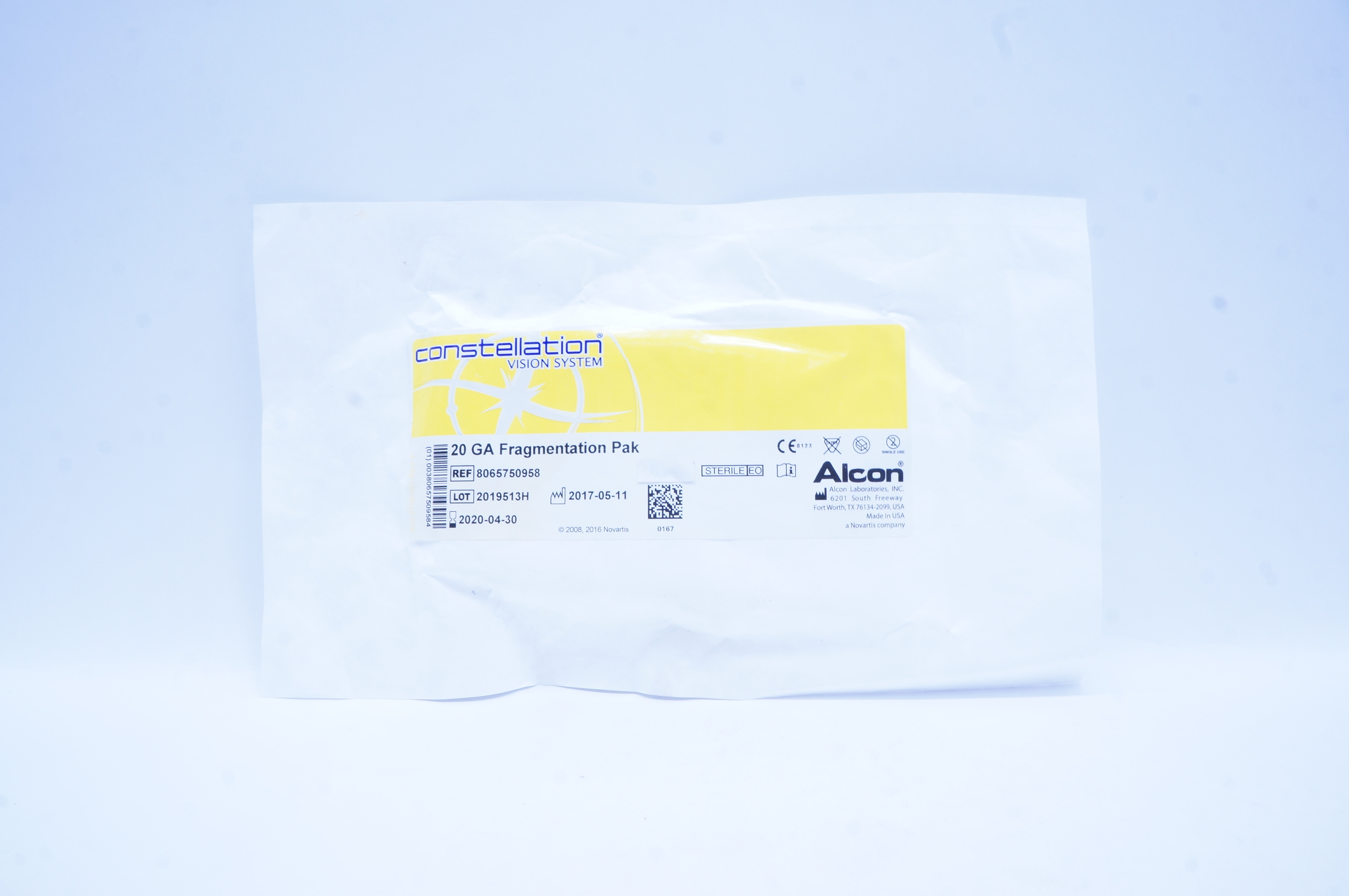 Alcon 8065750958 Constellation Vision System Fragmentation Pak 20 GA (x)