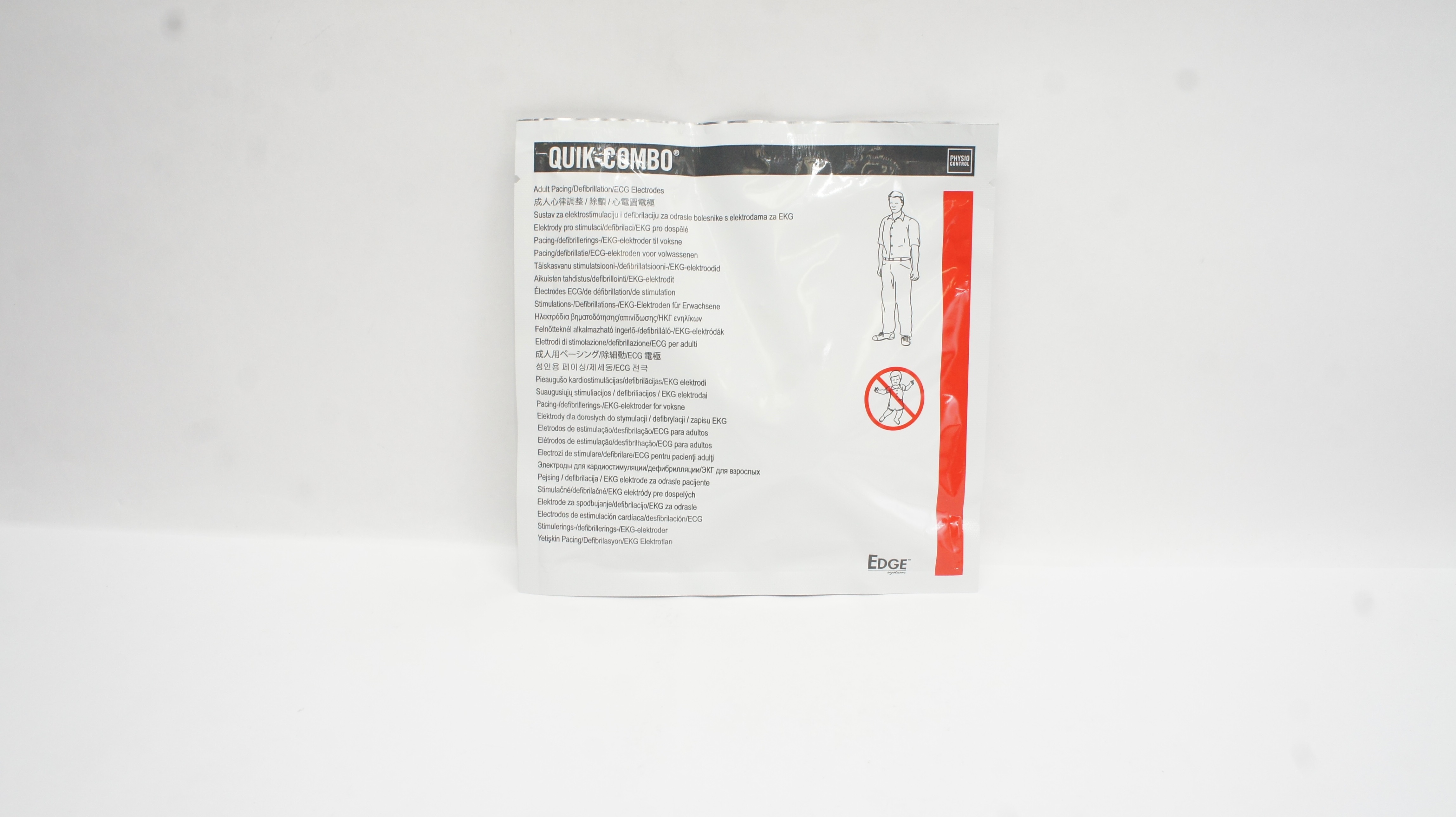 Physio-Control 11996-000091 Quick-Combo Pacing/Defibrillation/ECG Electrodes