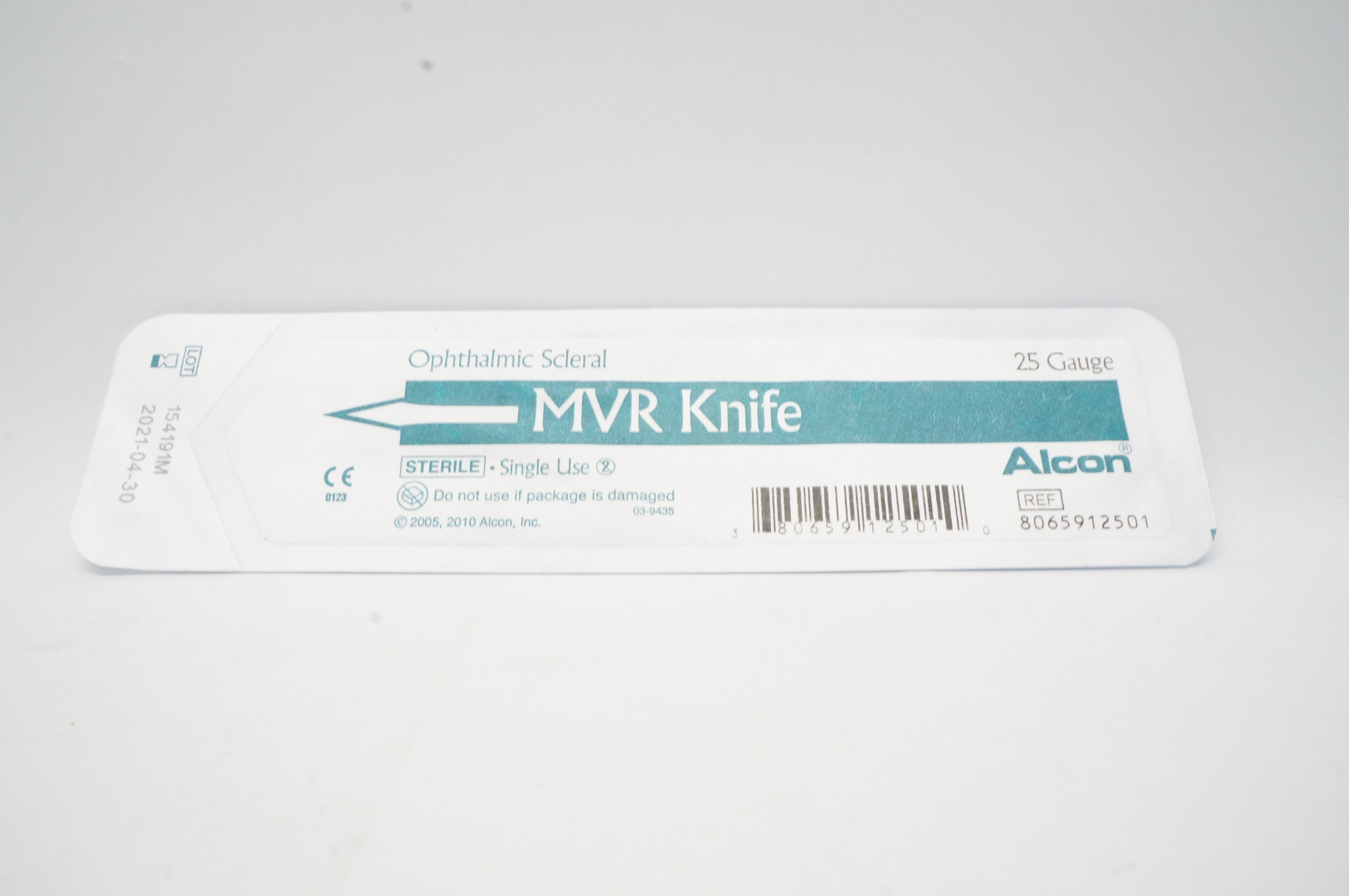 Alcon 8065912501Ophthalmic MVR Scleral Knife 25 Gauge