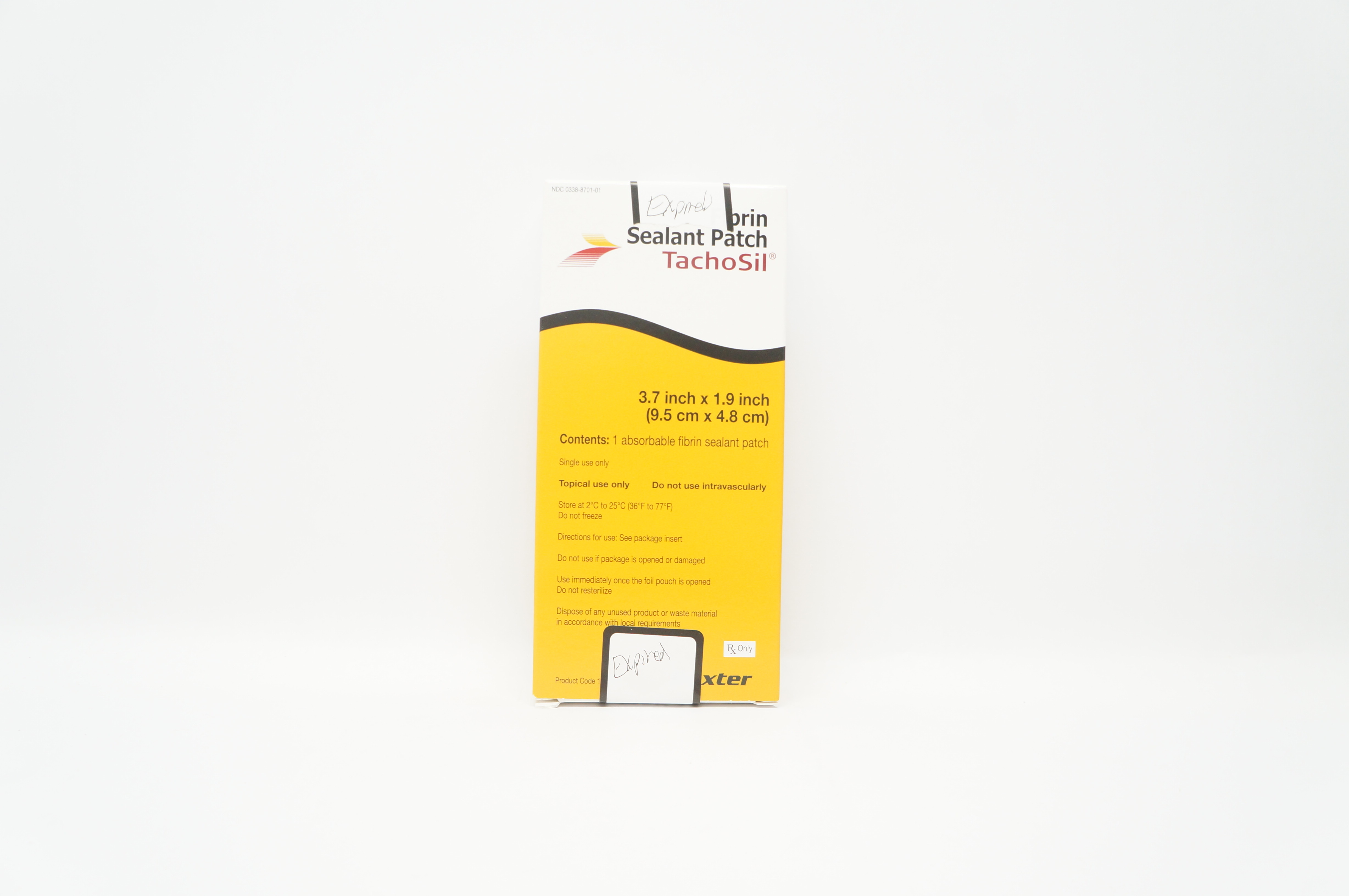 Baxter 1144922 Absorbable Fibrin Sealant Patch TachoSil 3.7inch x 1.9inch (x)