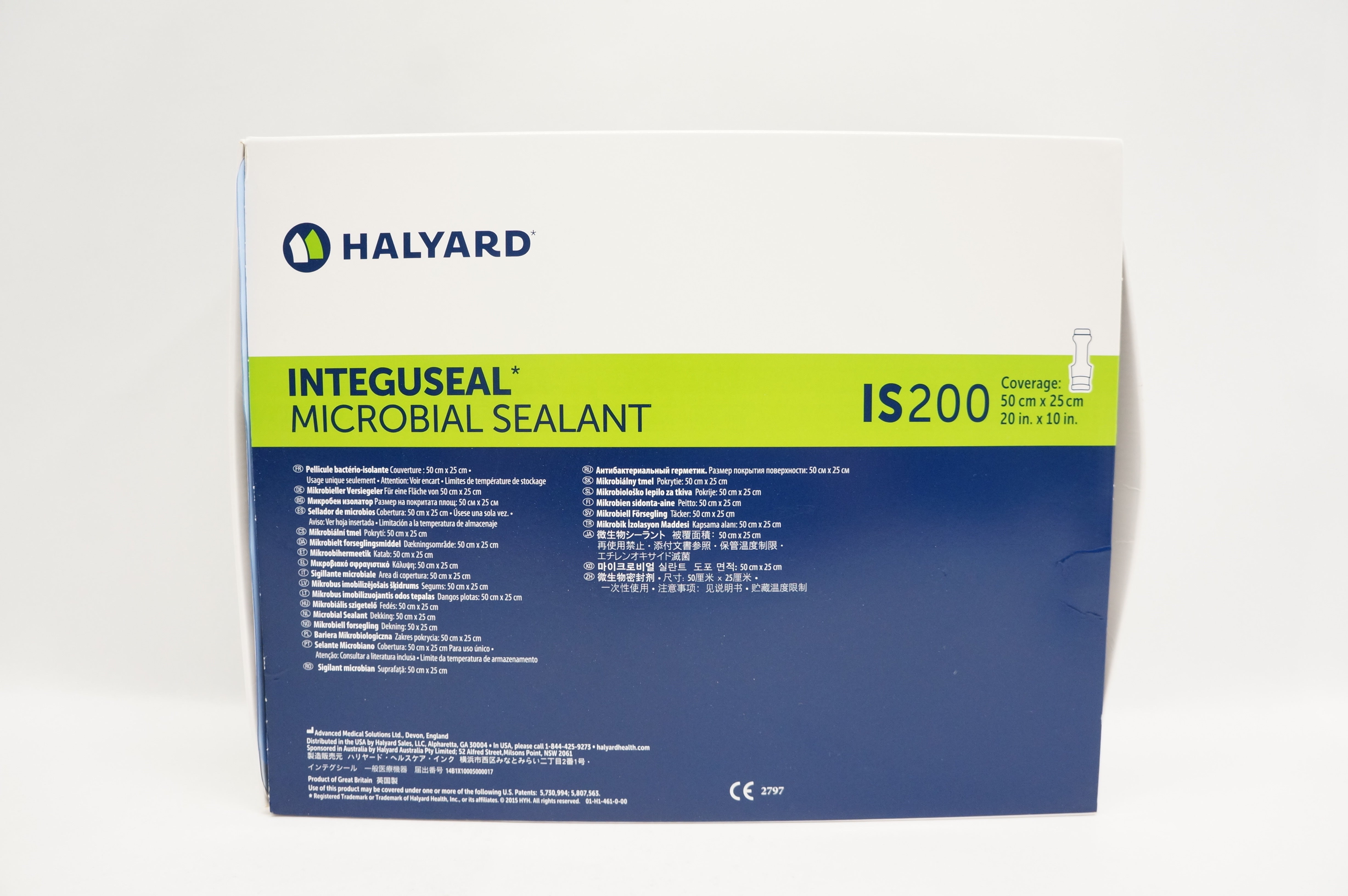 Halyard 33737 IS200 Integuseal Microbial Sealant 20inch x 10inch - Box ...