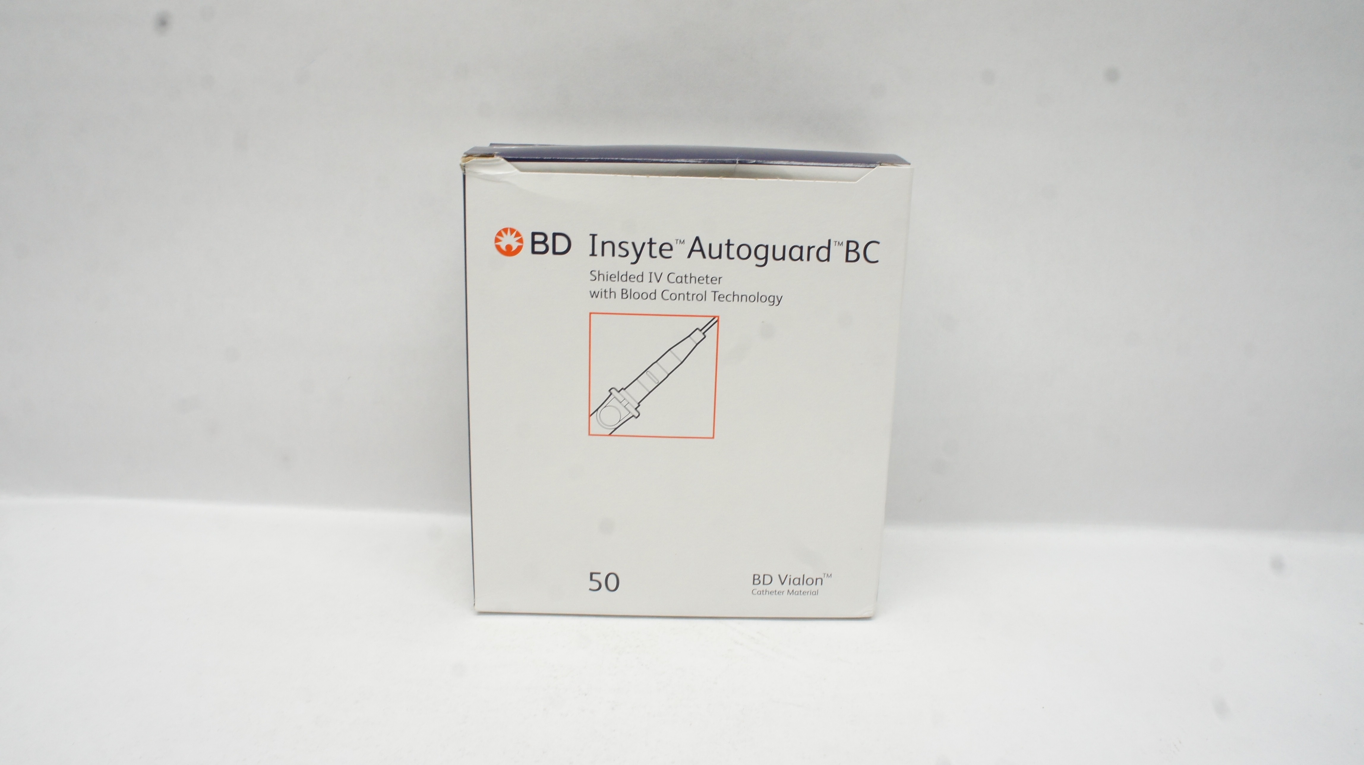 BD 382523 Insyte Autoguard BC Shielded I.V. Cath. 0.9 x 25mm 37ml/min -Box of 40