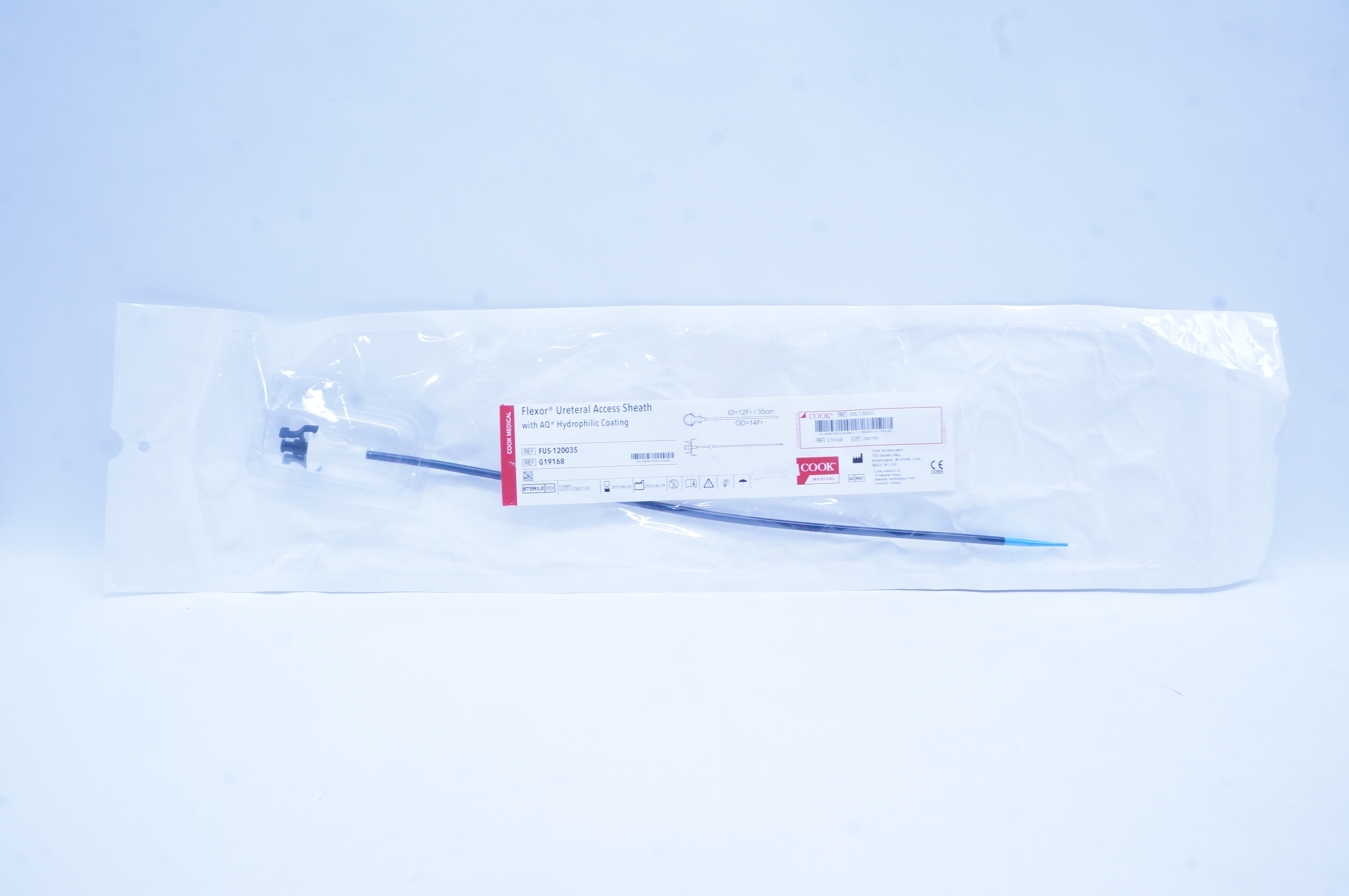 Cook Medical G19168 Flexor Ureteral Access Sheath With AQ Hydrophilic