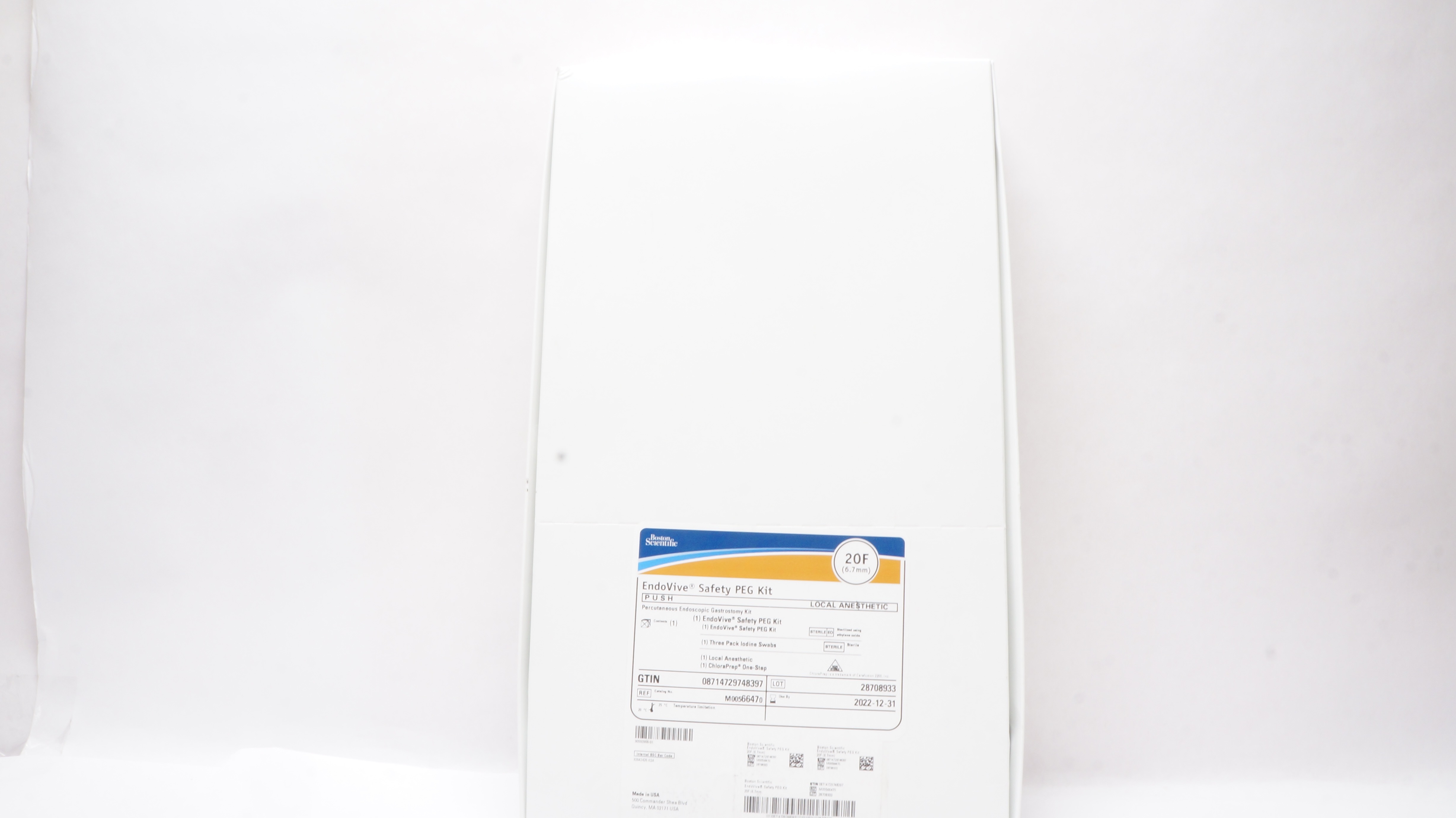 Boston Scientific 6647 Percutaneous Endoscopic Gastrostomy Kit 20F (x)