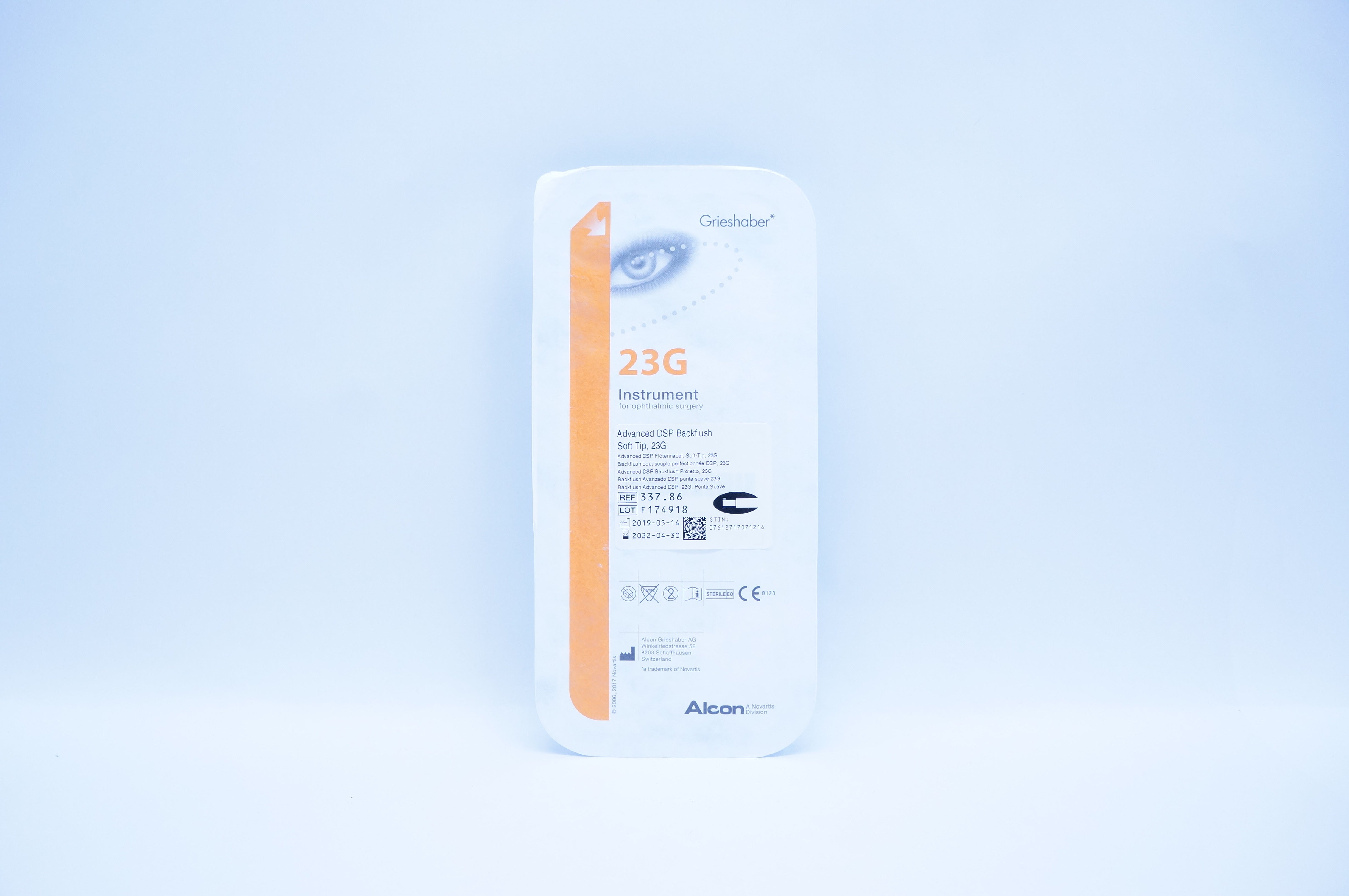 Alcon 337.86 Grieshaber Advanced DSP Backflush Soft Tip, 23G