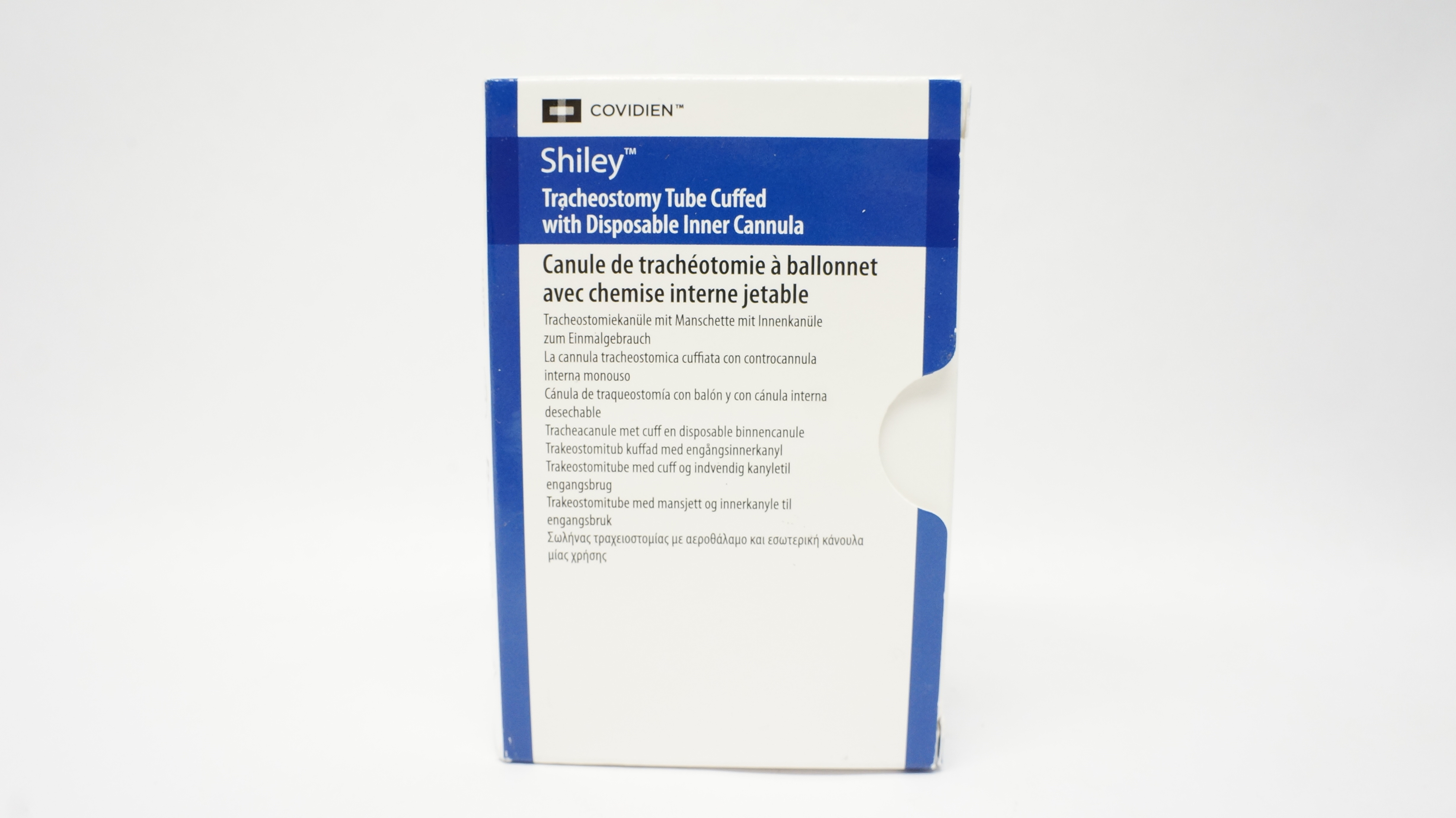 Covidien 6DCT Shiley Tracheostomy Tube Cuffed 6.4 ID x 10.8 OD x 24.0 x 74mm