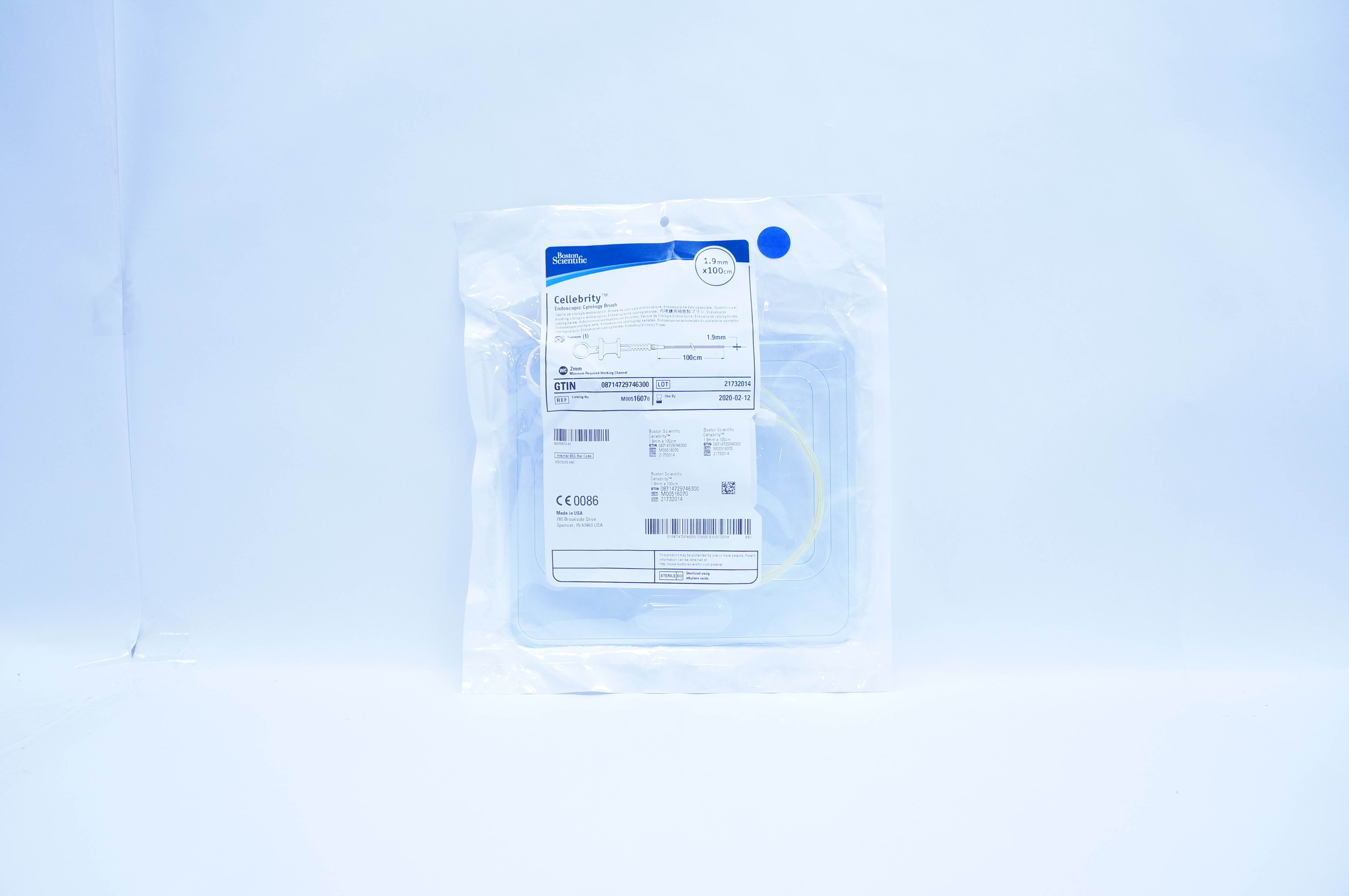 Boston Scientific M00516070 Endoscopic Cytology Brush 1.9mm x 100cm (x)