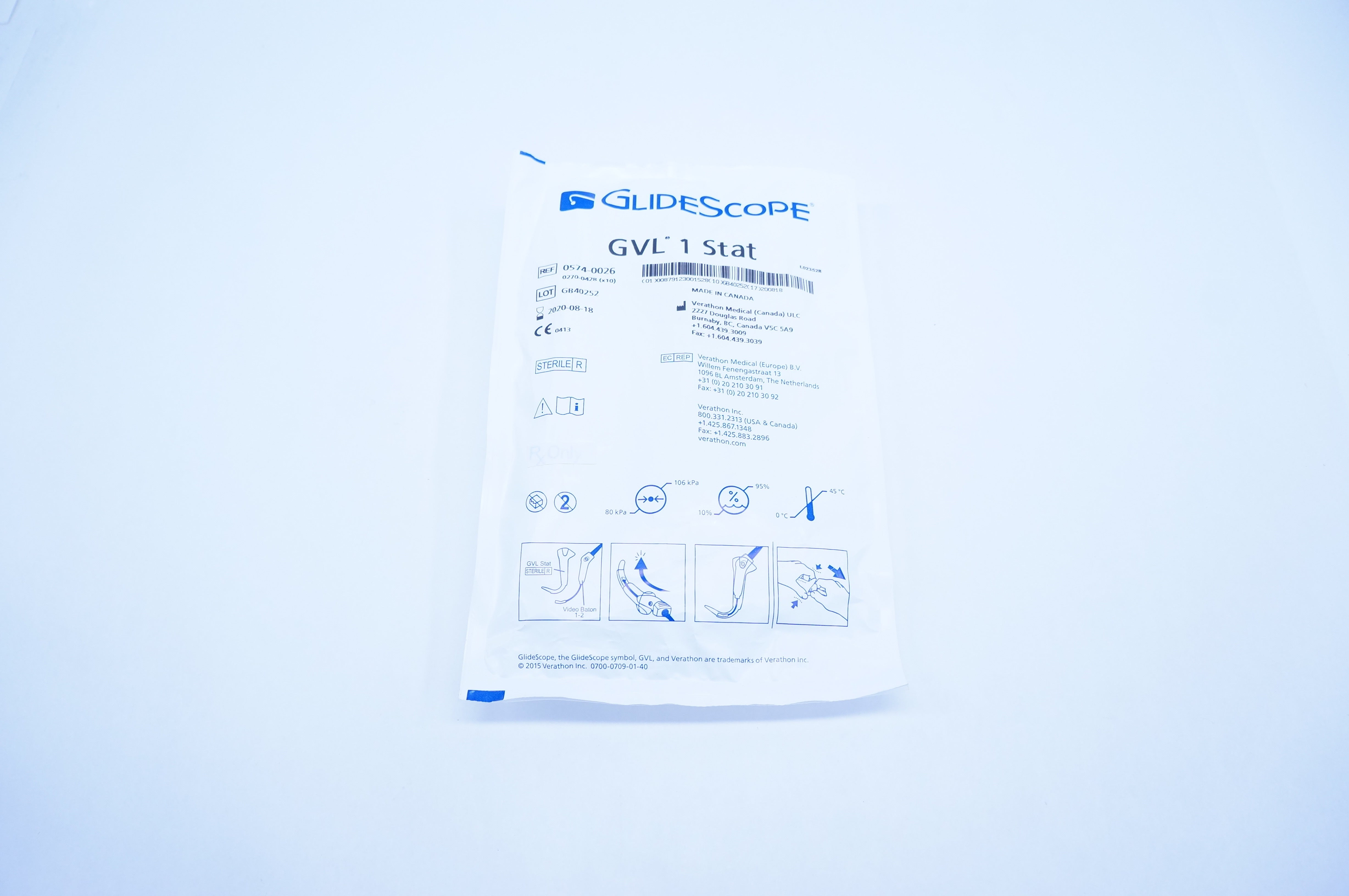 GlideScope 0574-0026 GVL 1 Stat (x)