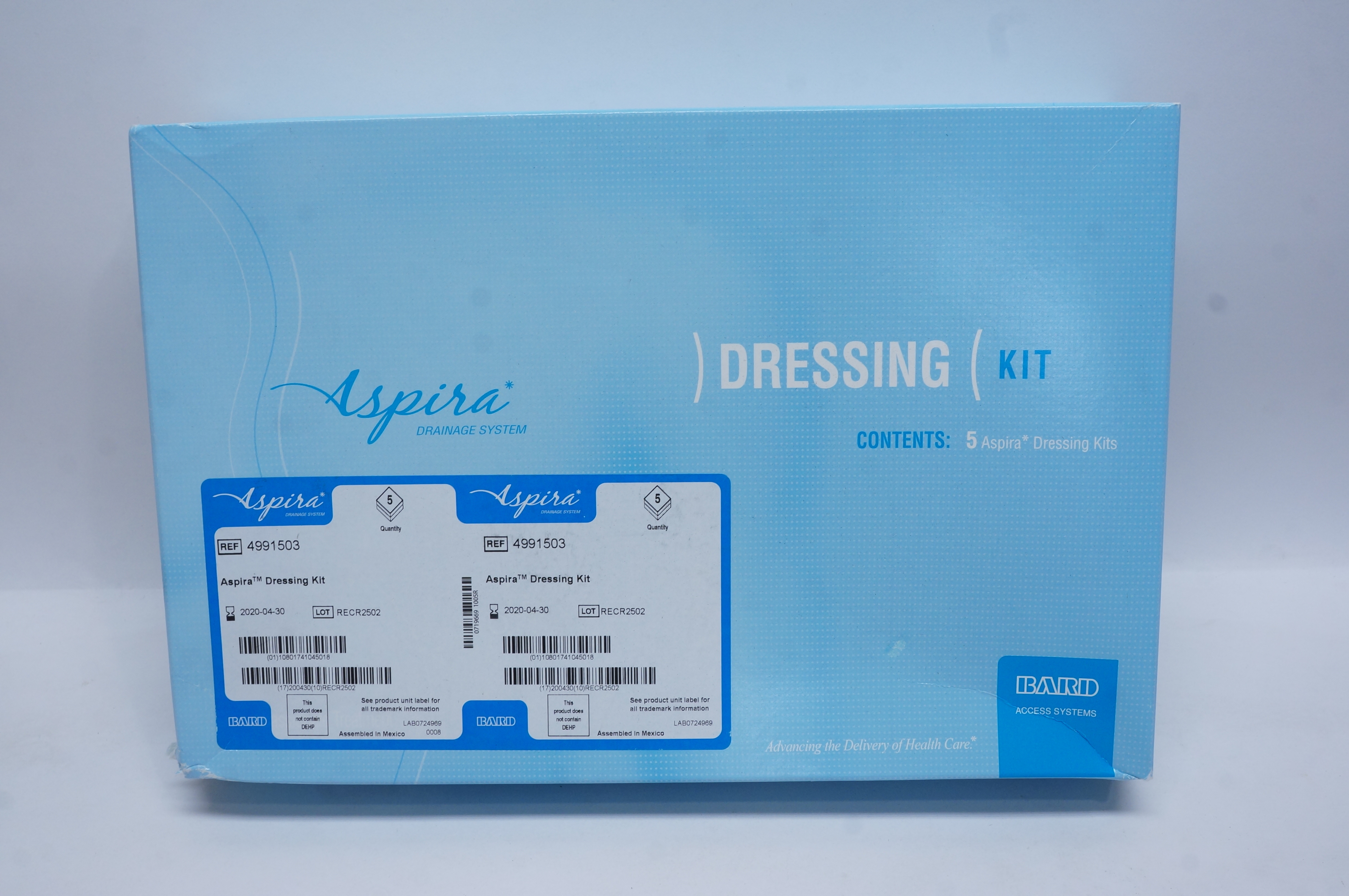 Bard 4991503 Aspira Dressing Kit (x) - Box of 5