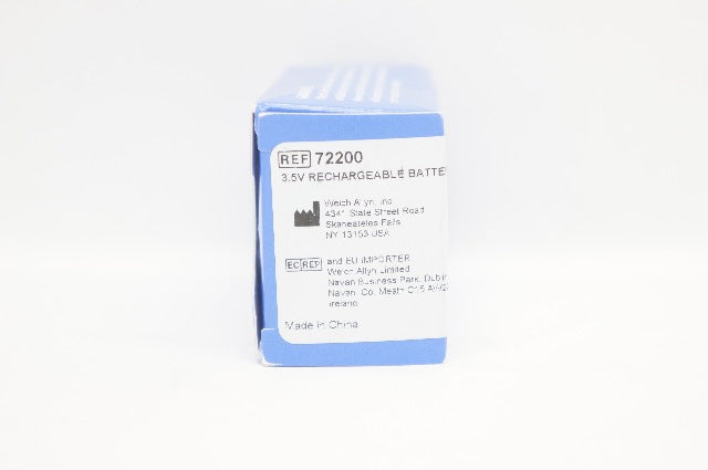 Welch Allyn 72200 Hillrom Rechargeable Battery-BLK 3.5V