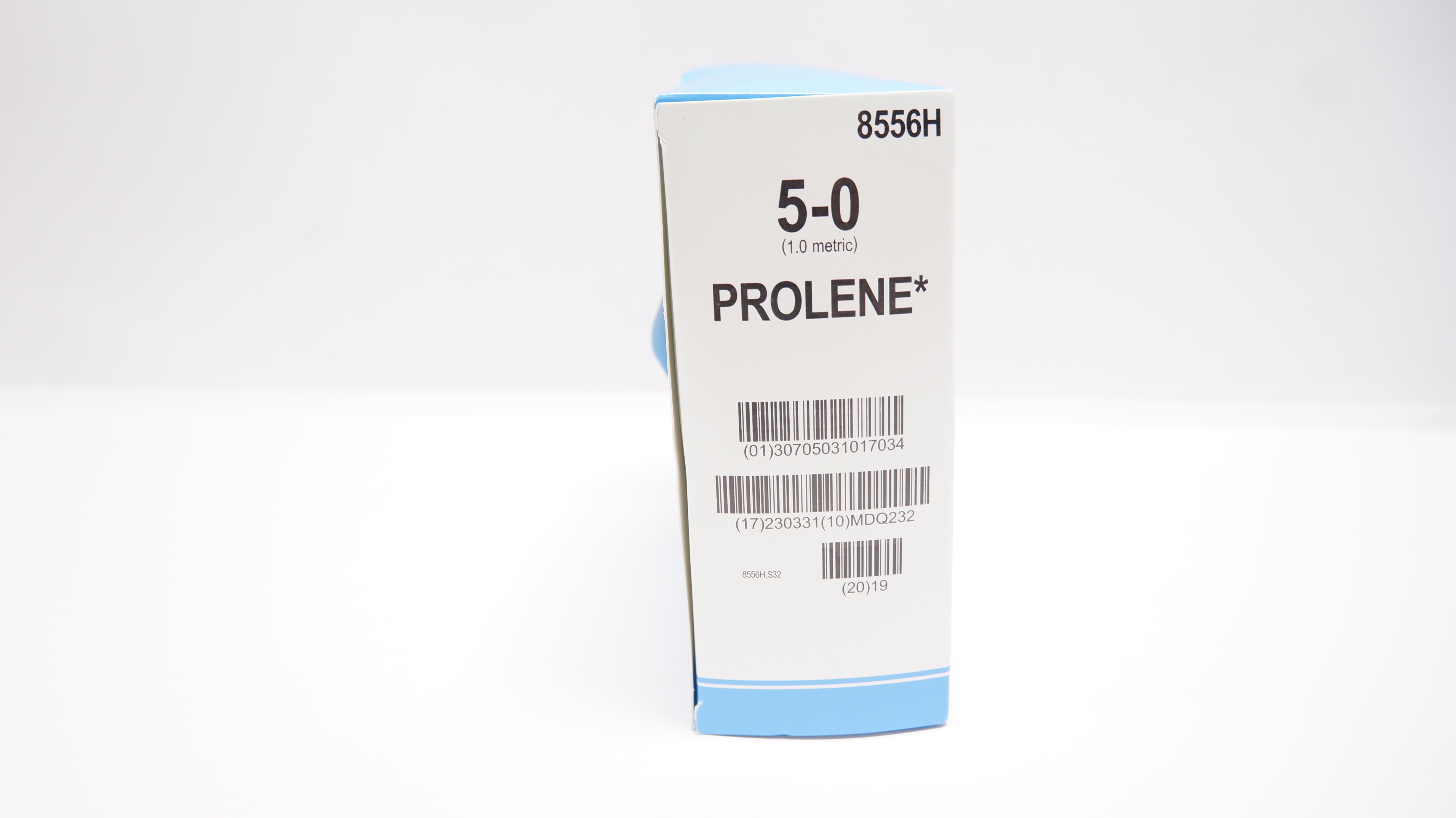 Ethicon 8556H 5-0 Prolene RB-1 17mm 1/2c Taper 36inch (x) - Box of 36