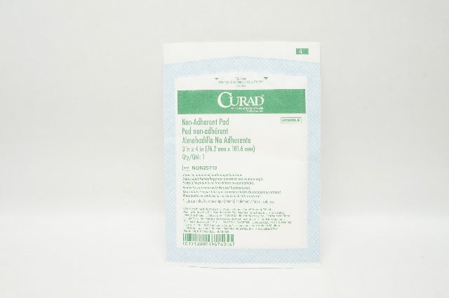 Medline NON25710 Curad Non-Adherent Pad 3inch x 4inch