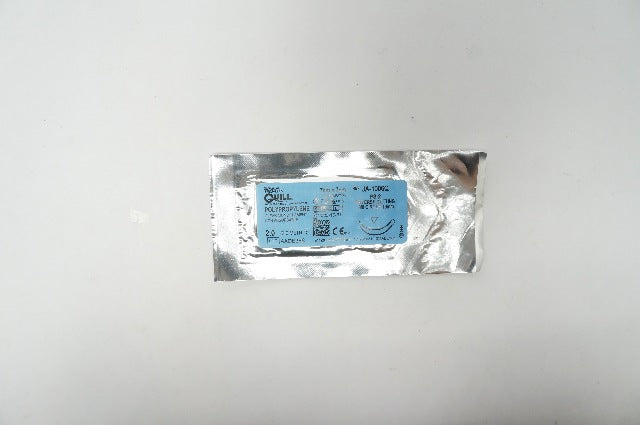Quill JA-1006Q 2-0 POLYPROPYLENE, PS-2 Reverse Cutting 3/8c 19mm, 7cm x 7cm