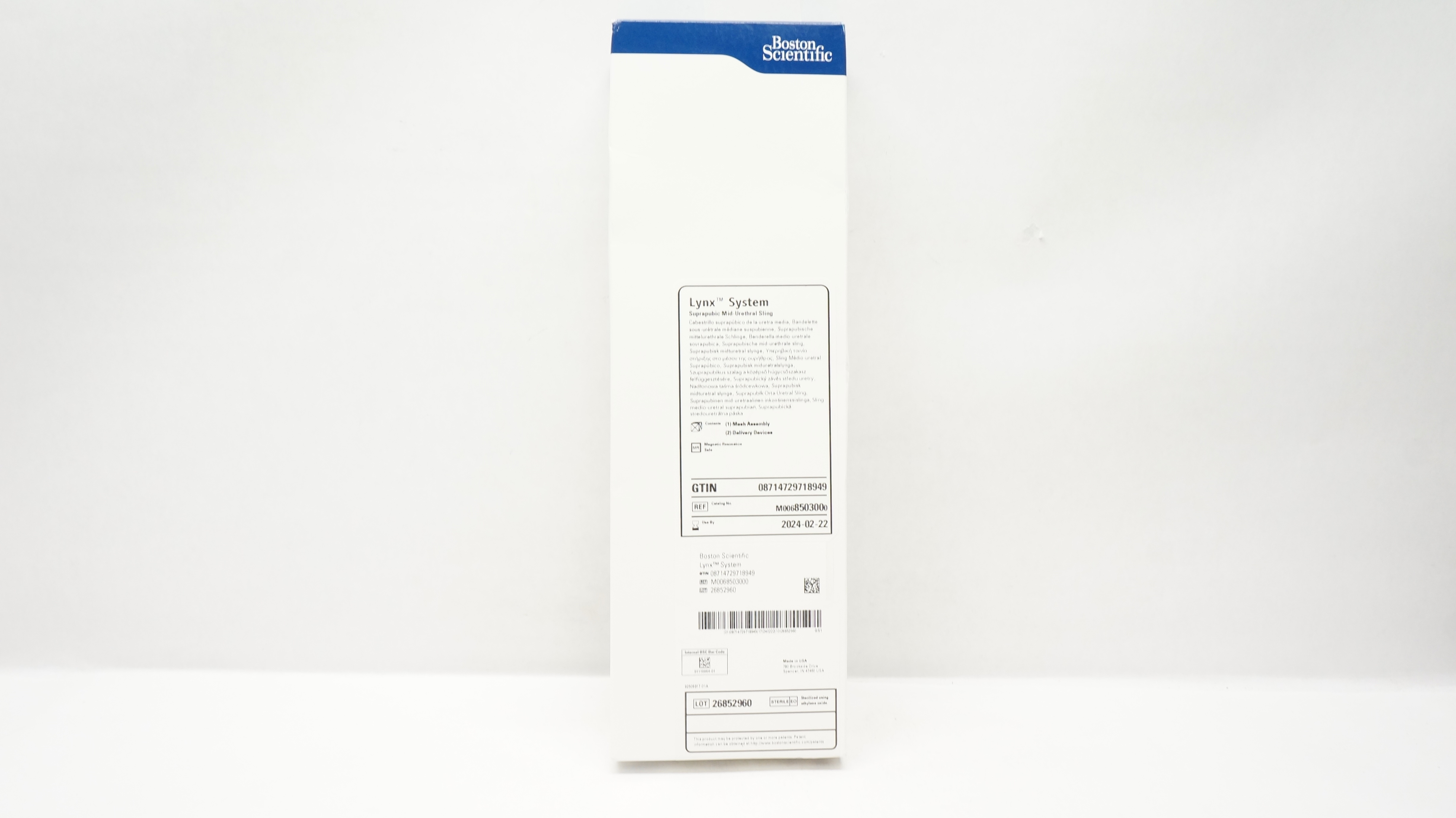 Boston Scientific M0068503000 Lynx System Suprapubic Mid-Urethral Sling (x)