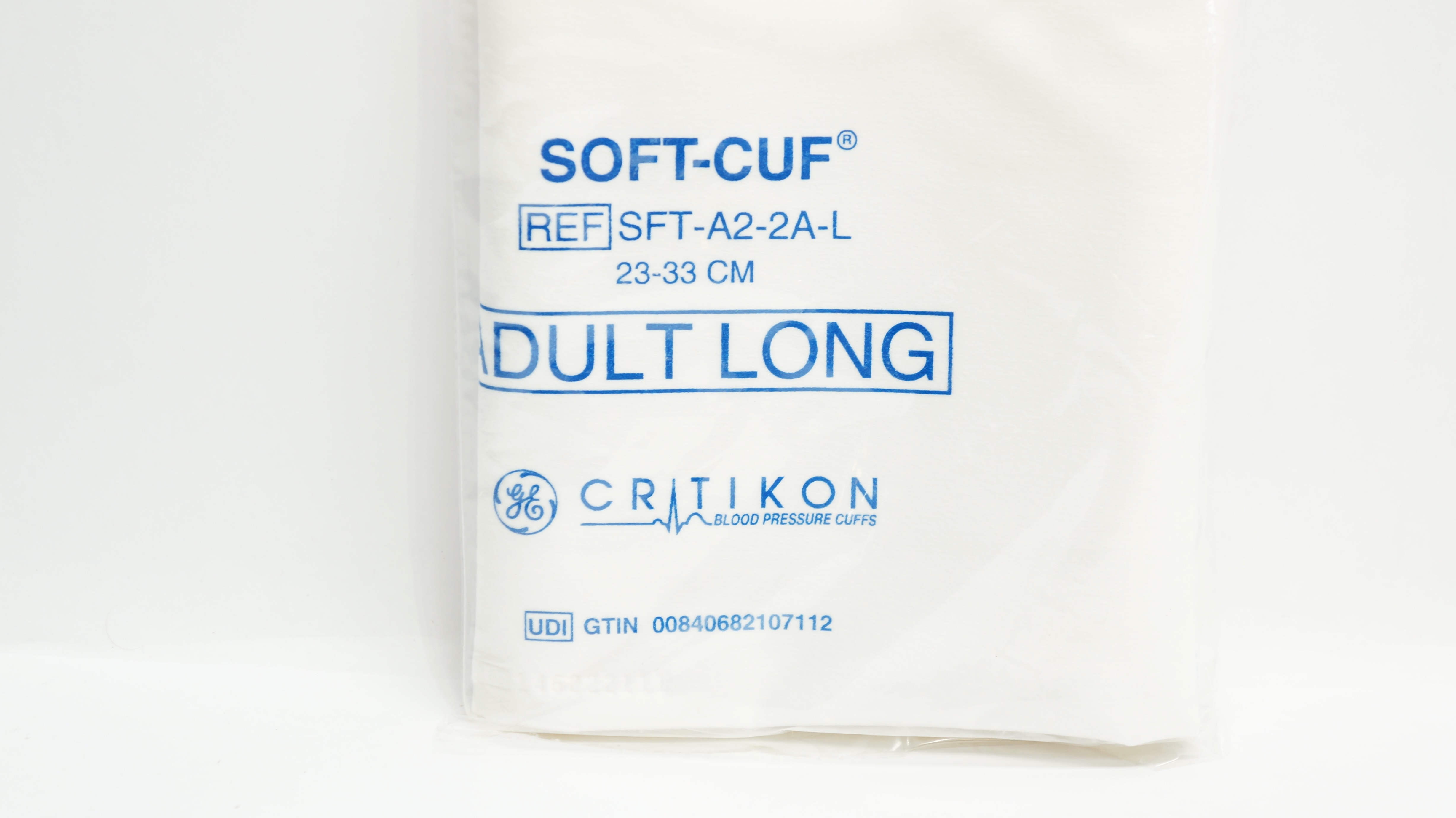GE Medical SFT-A2-2A-L Critikon Soft-Cuf Blood Pressure Cuffs 23-33cm Adult Long