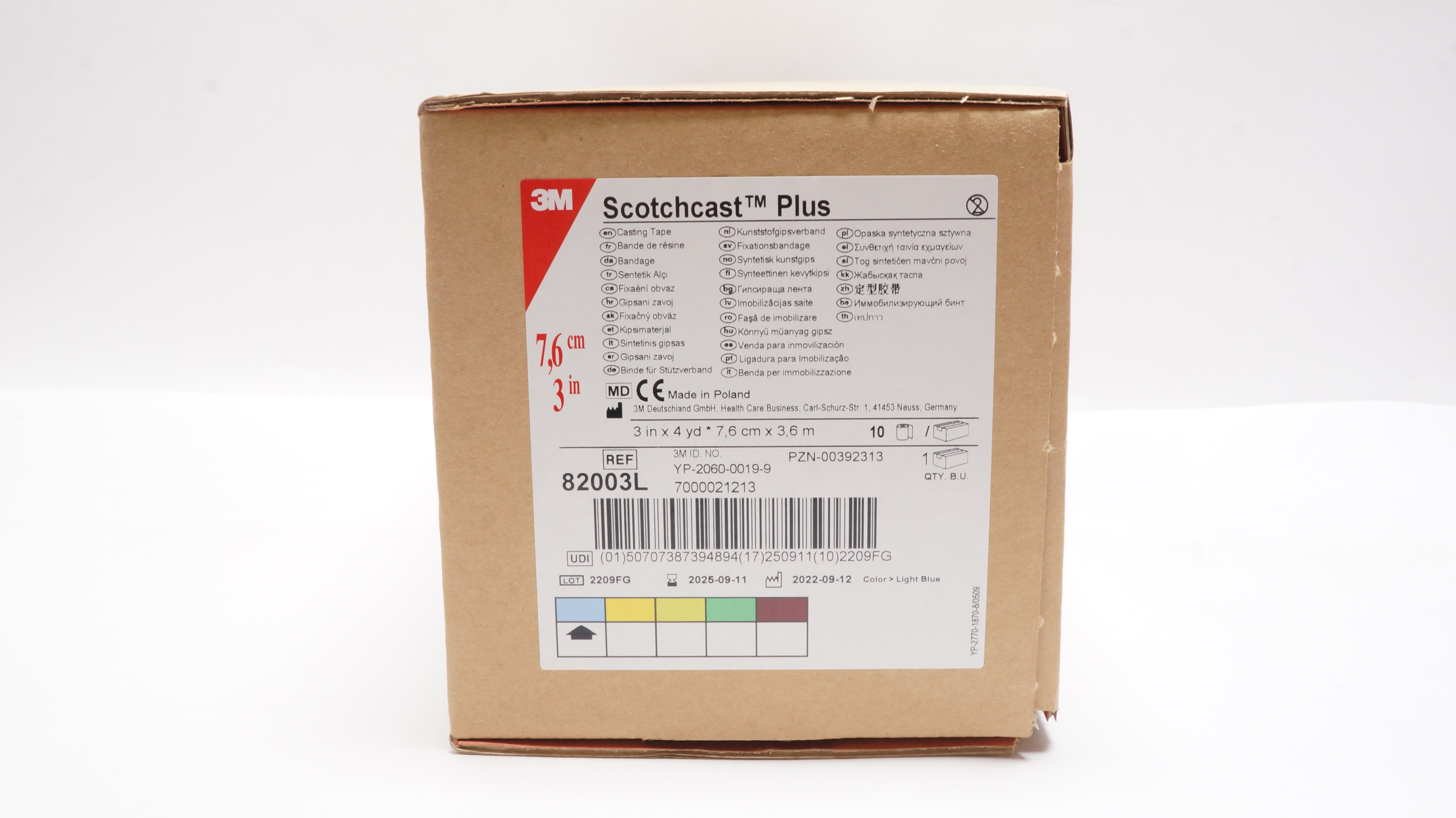 3M 82003L Scotchcast Plus Casting Tape 3inch x 4yd - Box of 10