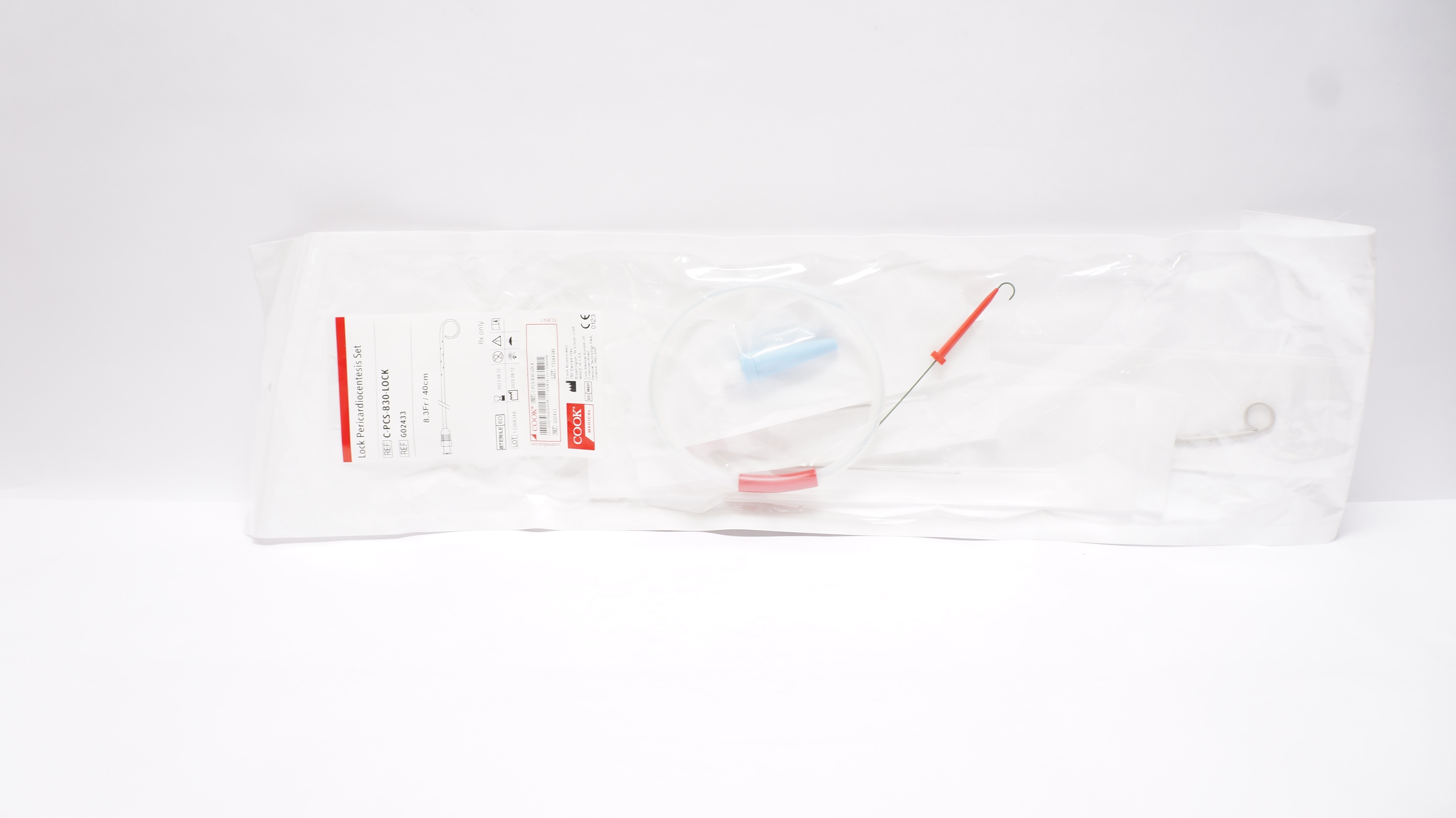 Cook Medical G02433 Lock Pericardiocentesis Set 8.3Fr / 40cm (x)