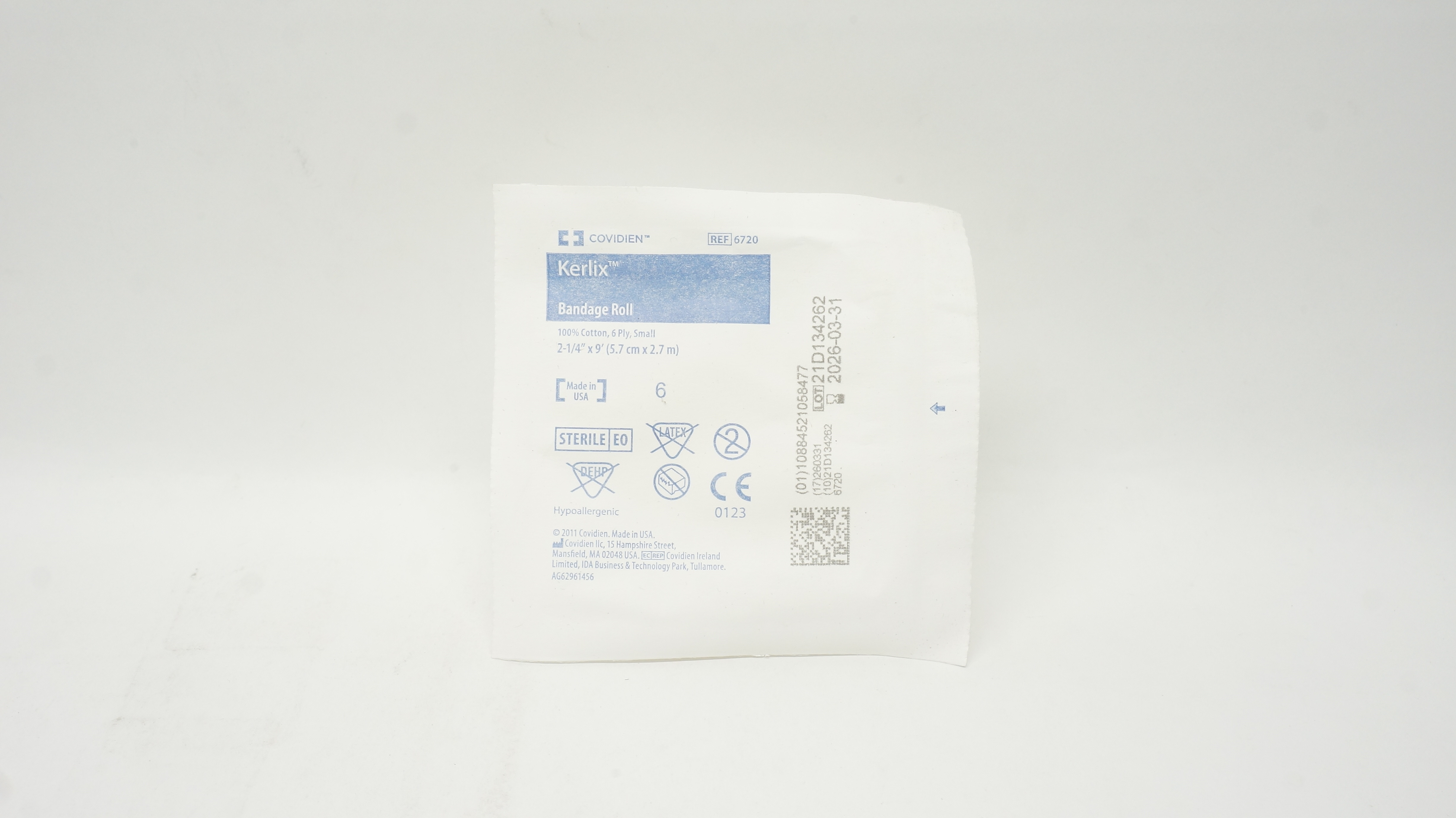 Covidien 6720 Kerlix Bandage Roll 6-Ply Small 2 1/4 inch x 9Ft.
