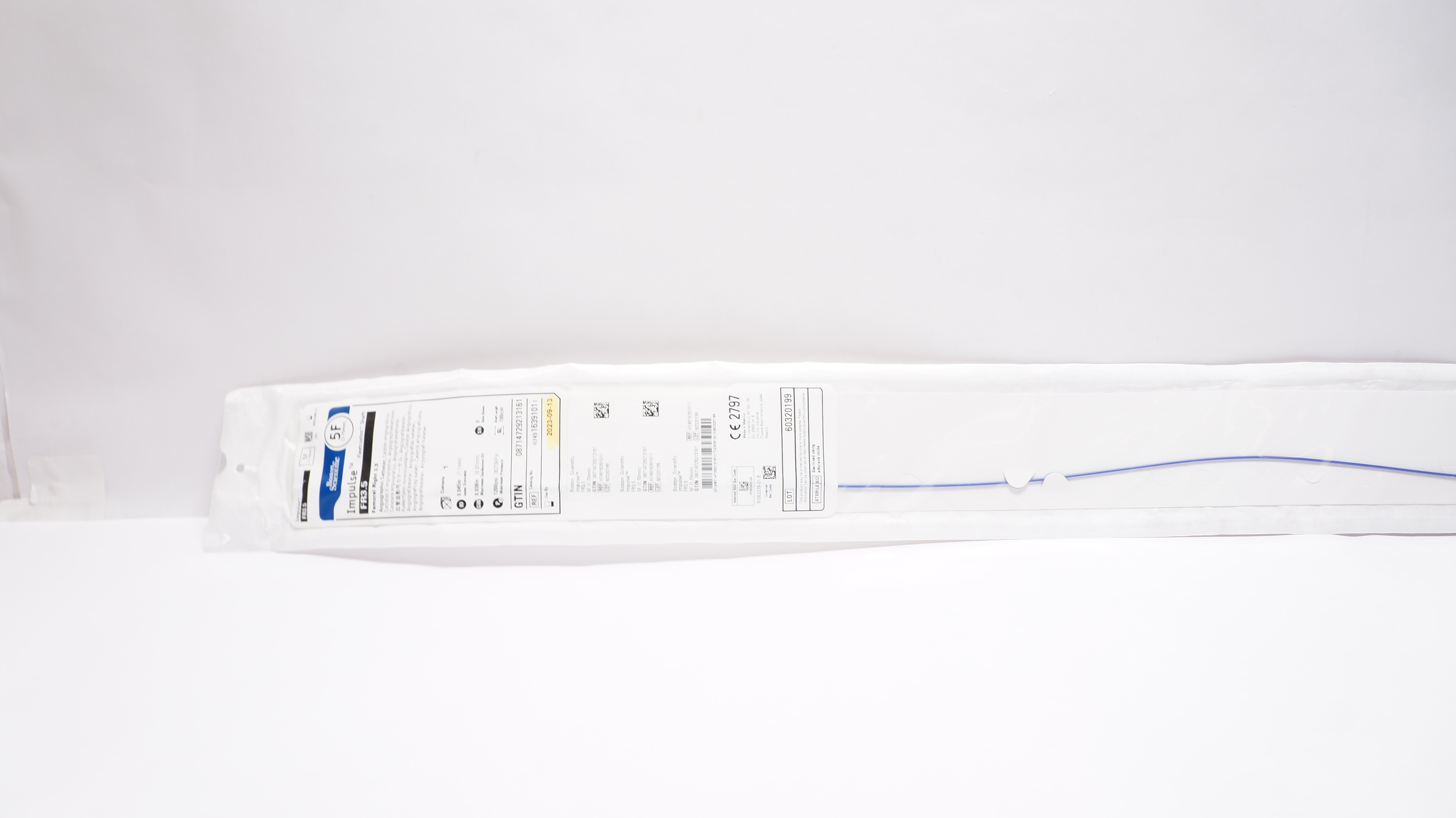 Boston Scientific H74916391011 FR3.5 Angiographic Cath.5F x 0.038inch x 100cm(x)