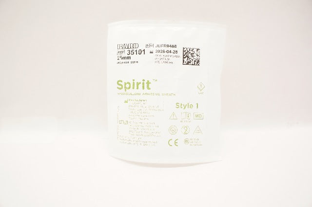 Bard 35101 Spirit Hydrocolloid Adhesive Sheath 25mm, Style 1