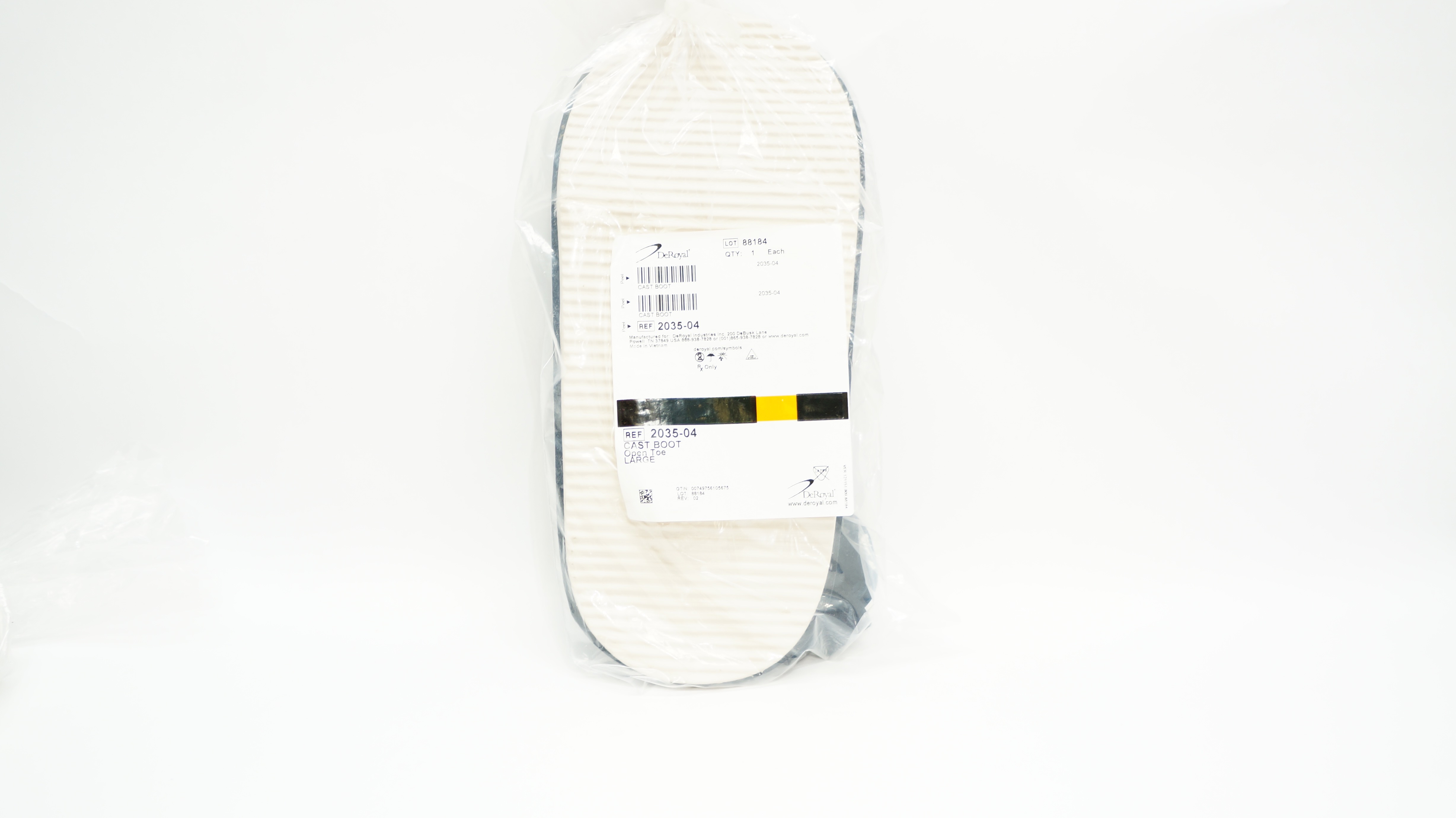 DeRoyal 2035-04 Cast Boot Large