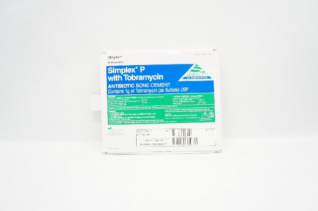 Stryker 6197-9-001 Simplex P Antibiotic Bone Cement with 1gr. Tobramycin (x)