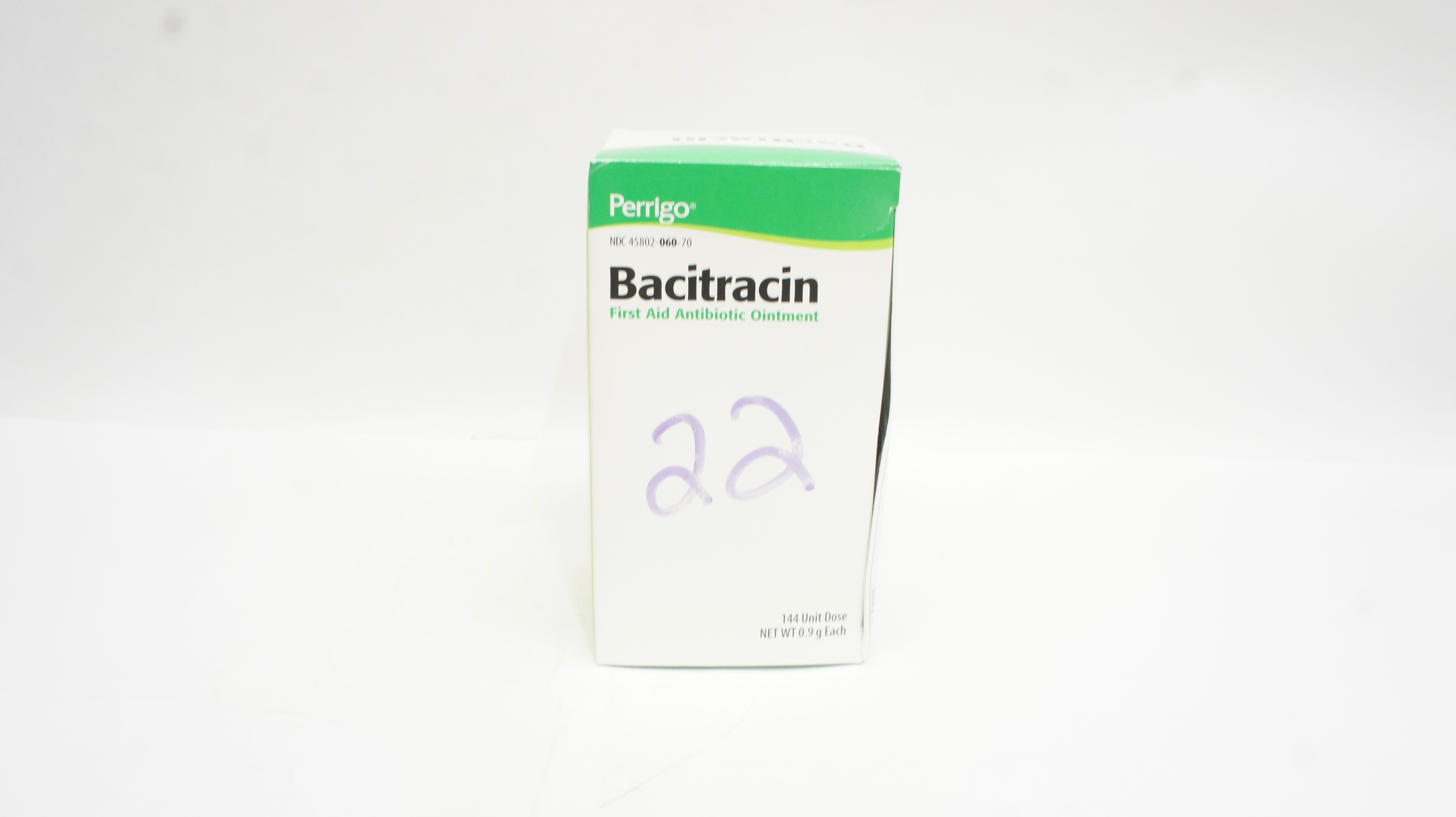 Perrigo 4580206070 Bacitracin First Aid Antibiotic Ointment Box of