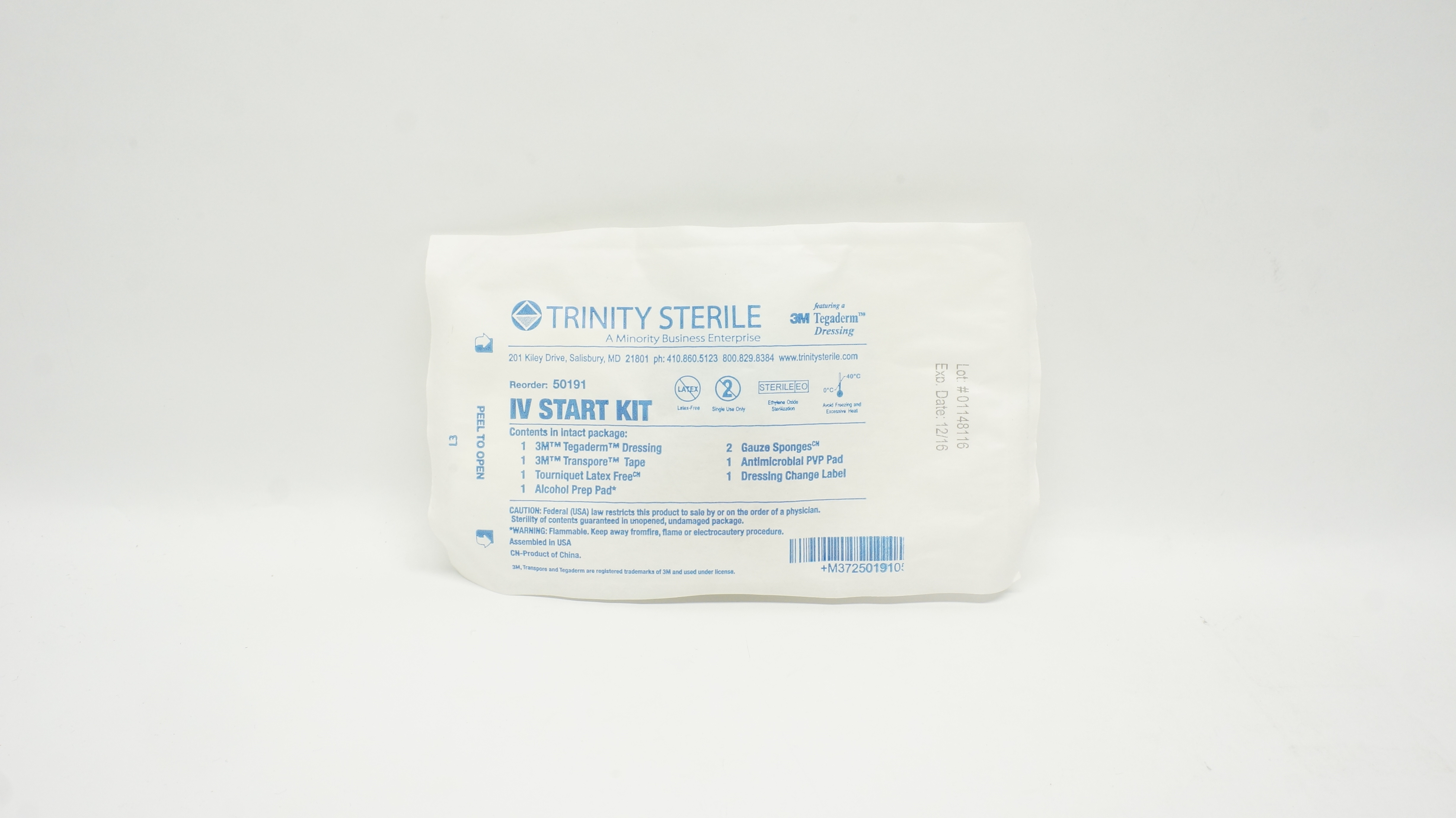 3M 50191 Trinity Sterile IV Start Kit (x)