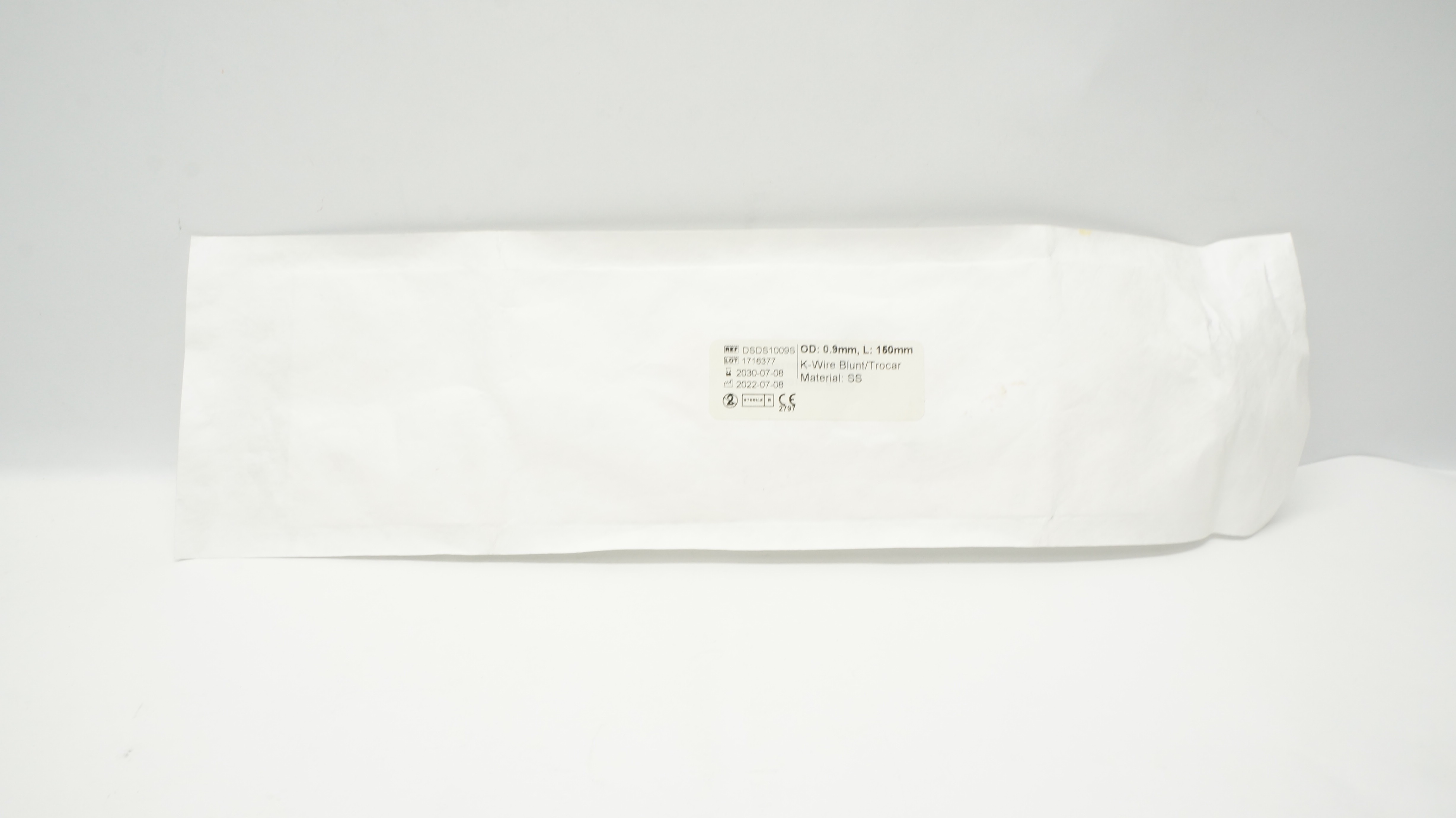 Stryker DSDS1009S KWire Blunt/Trocar SS 0.9mm x 150mm