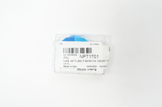 Aspen Surgical  151002EEA NPT1701  I.D. Roll Tape Royal Blue 1/4 x 300inch