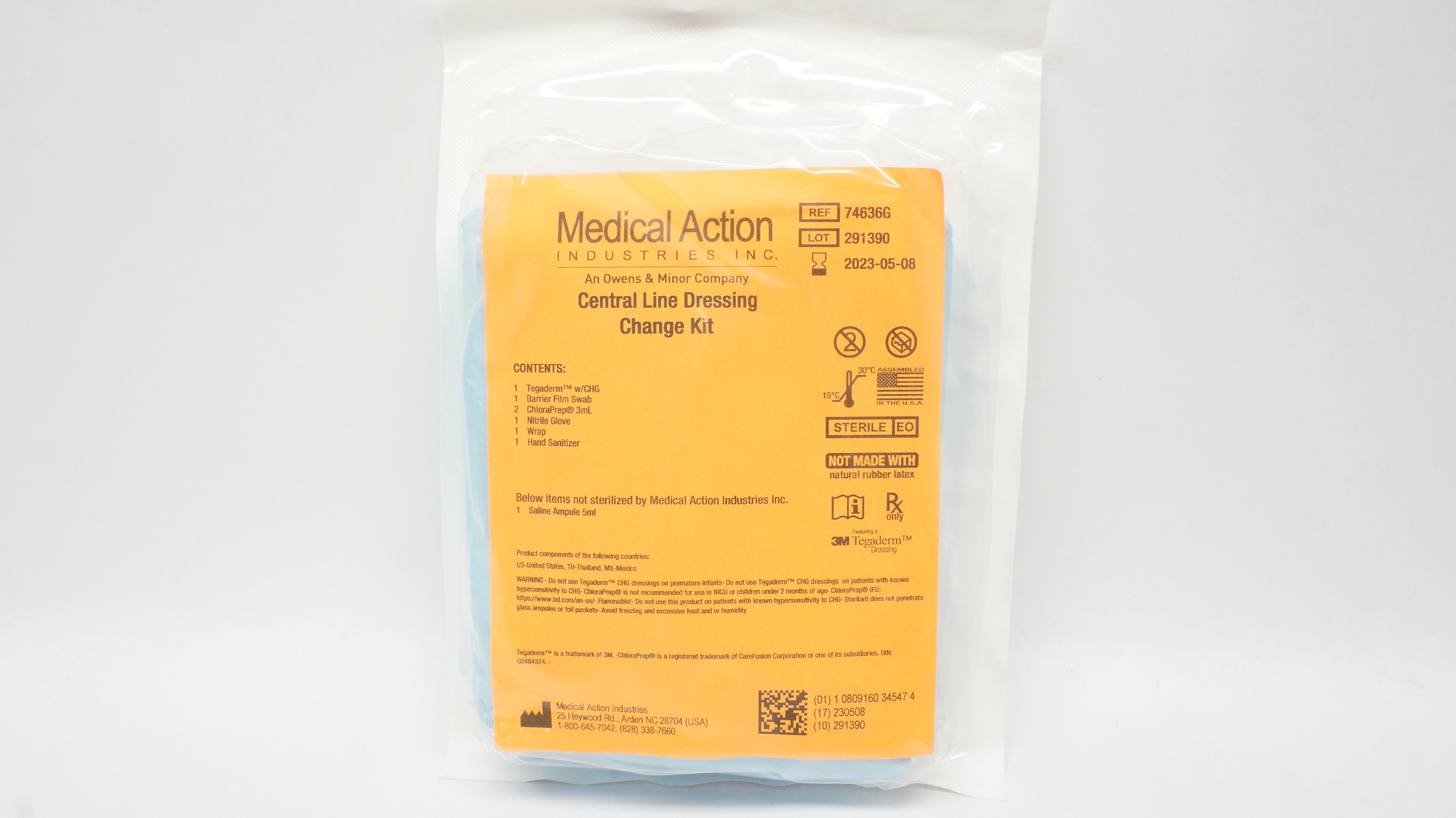 Medical Action 74636G Central Line Dressing Change Kit