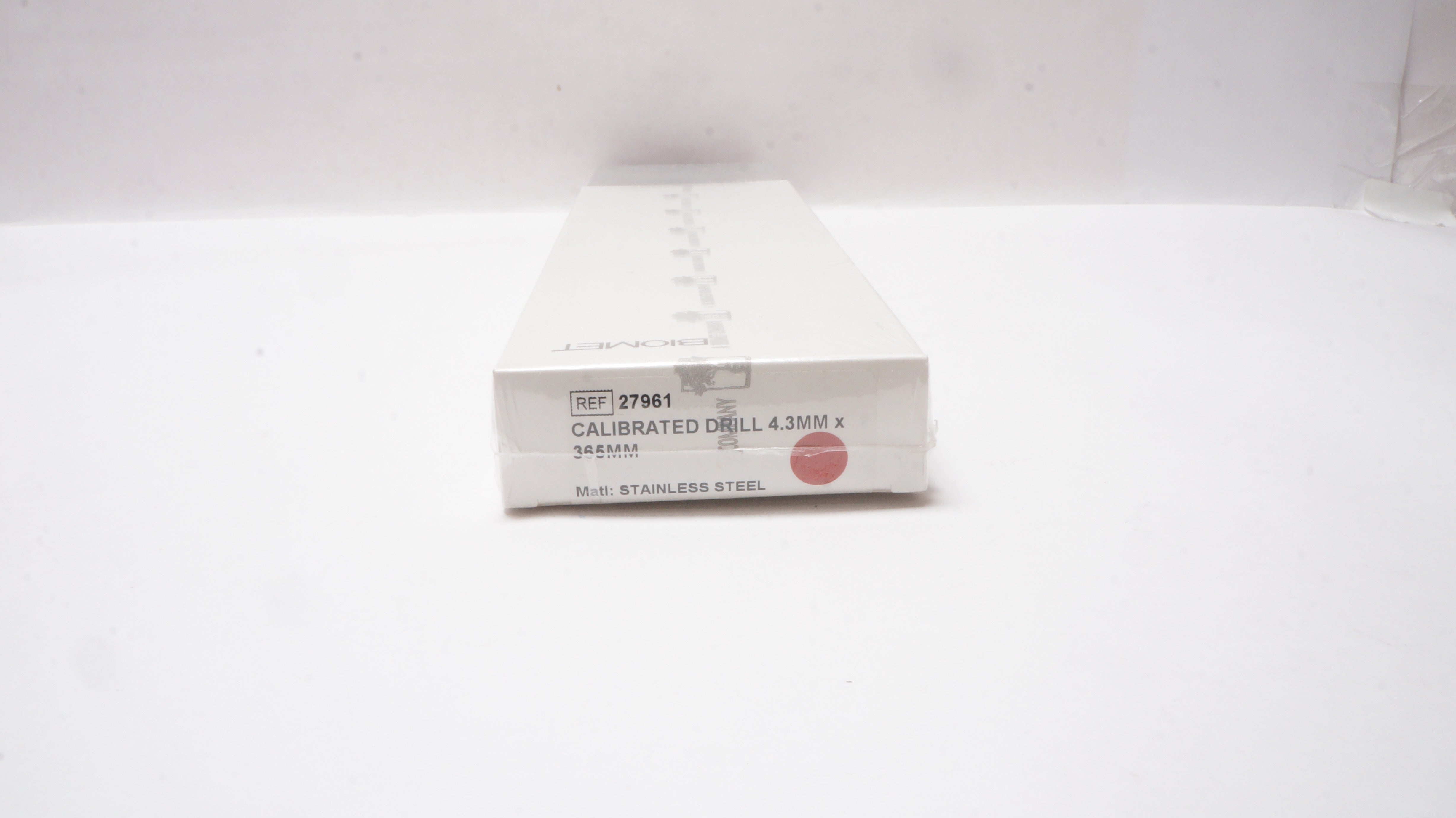 Biomet 27961 Stainless Steel Calibrated Drill 4.3mmx 365mm