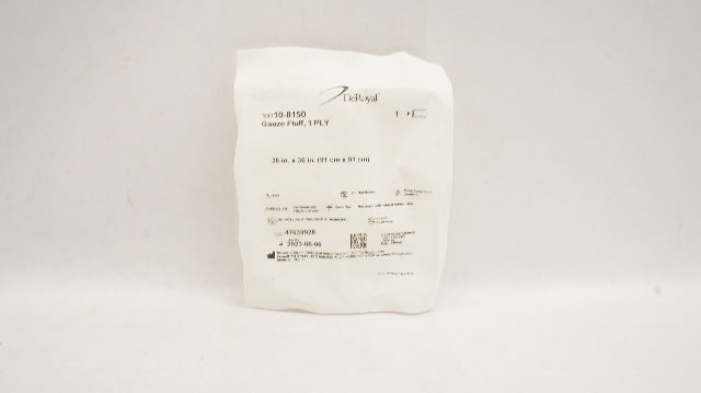 DeRoyal 10-8150 Gauze Fluff, 1Ply, 36 x 36inch