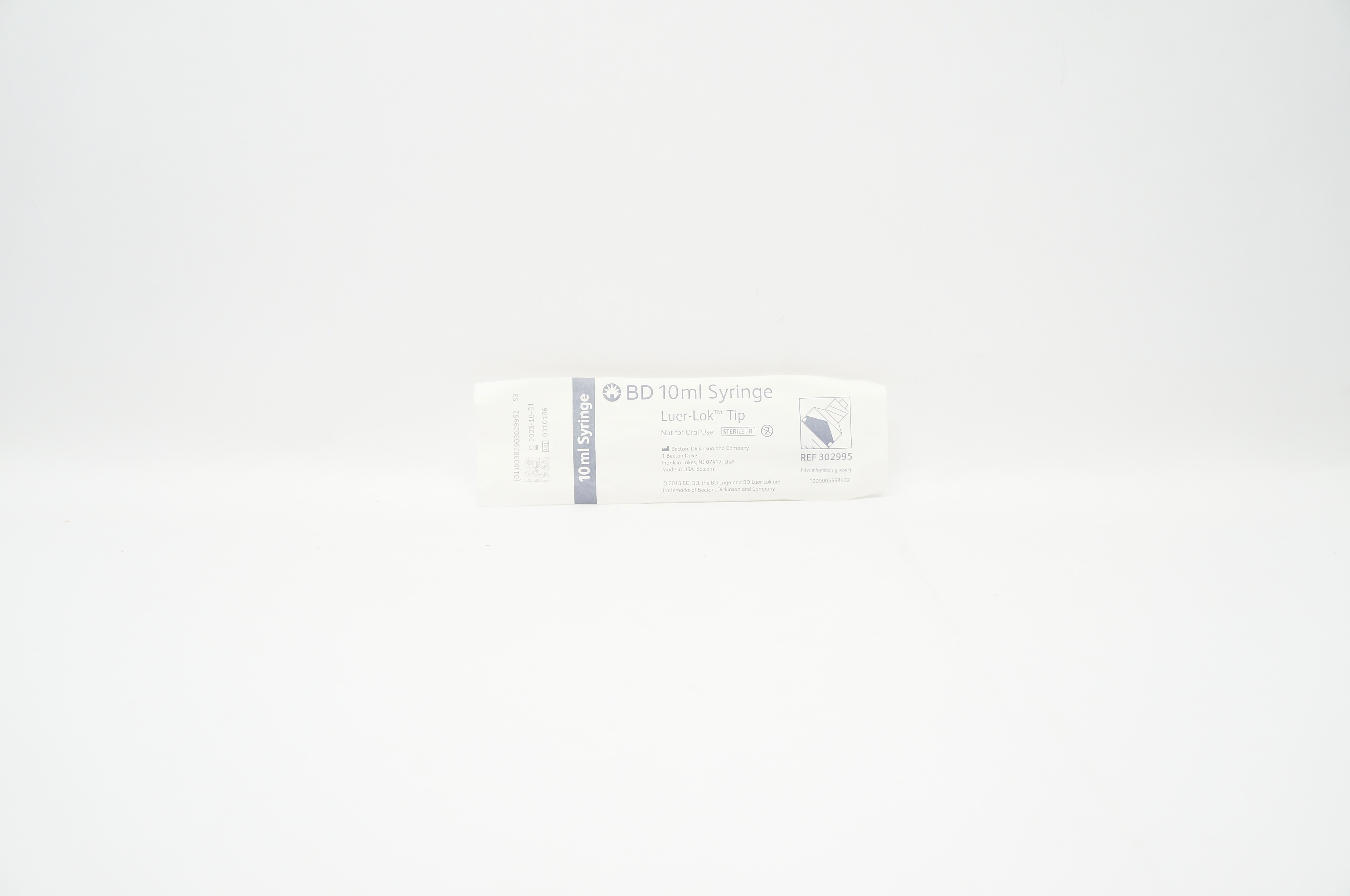 BD 302995 10ml Syringe Luer-Lok Tip