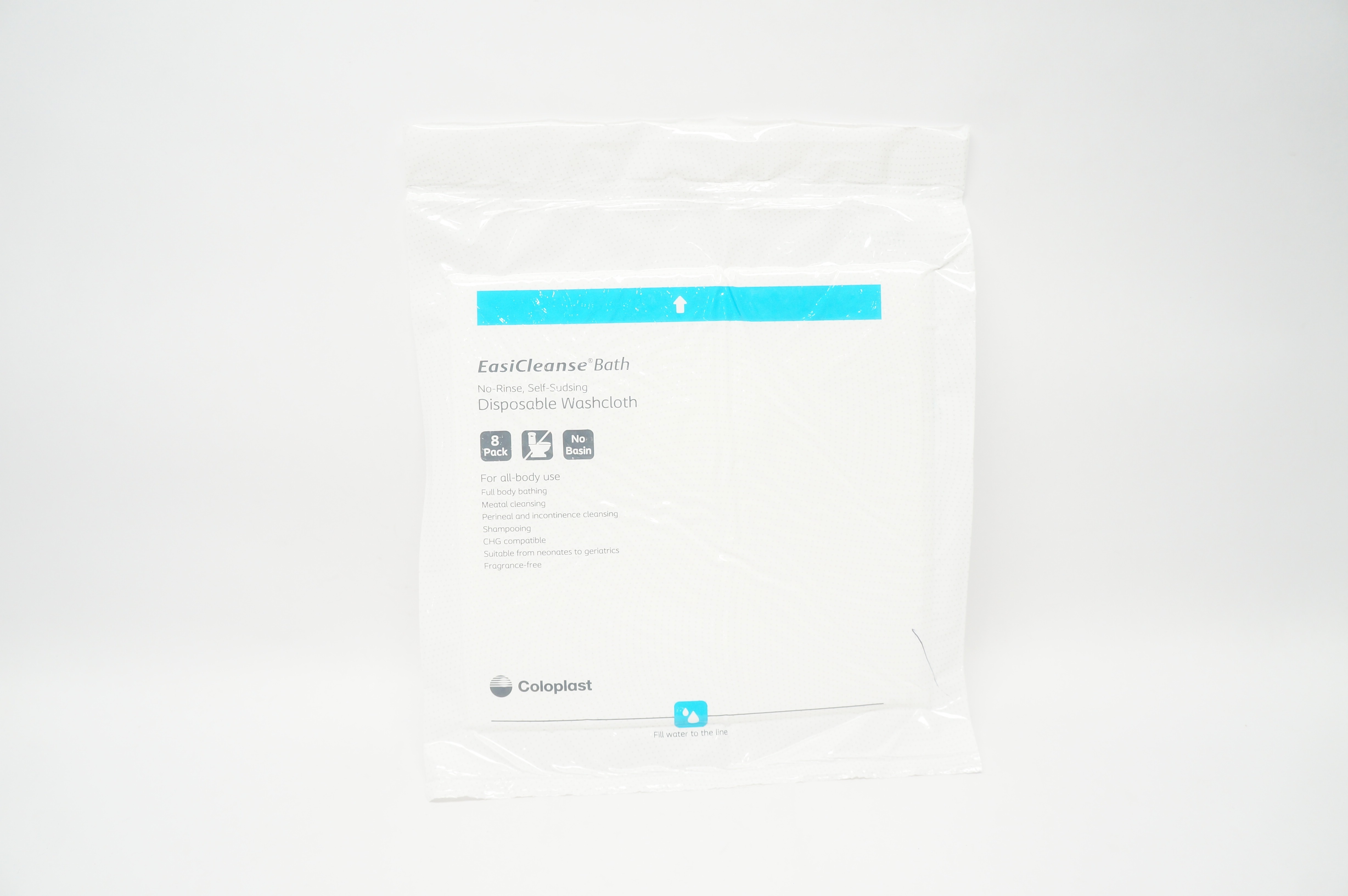 Coloplast 7058 BedSide-Care EasiCleanse Disposable Washcloth - Pack of 8