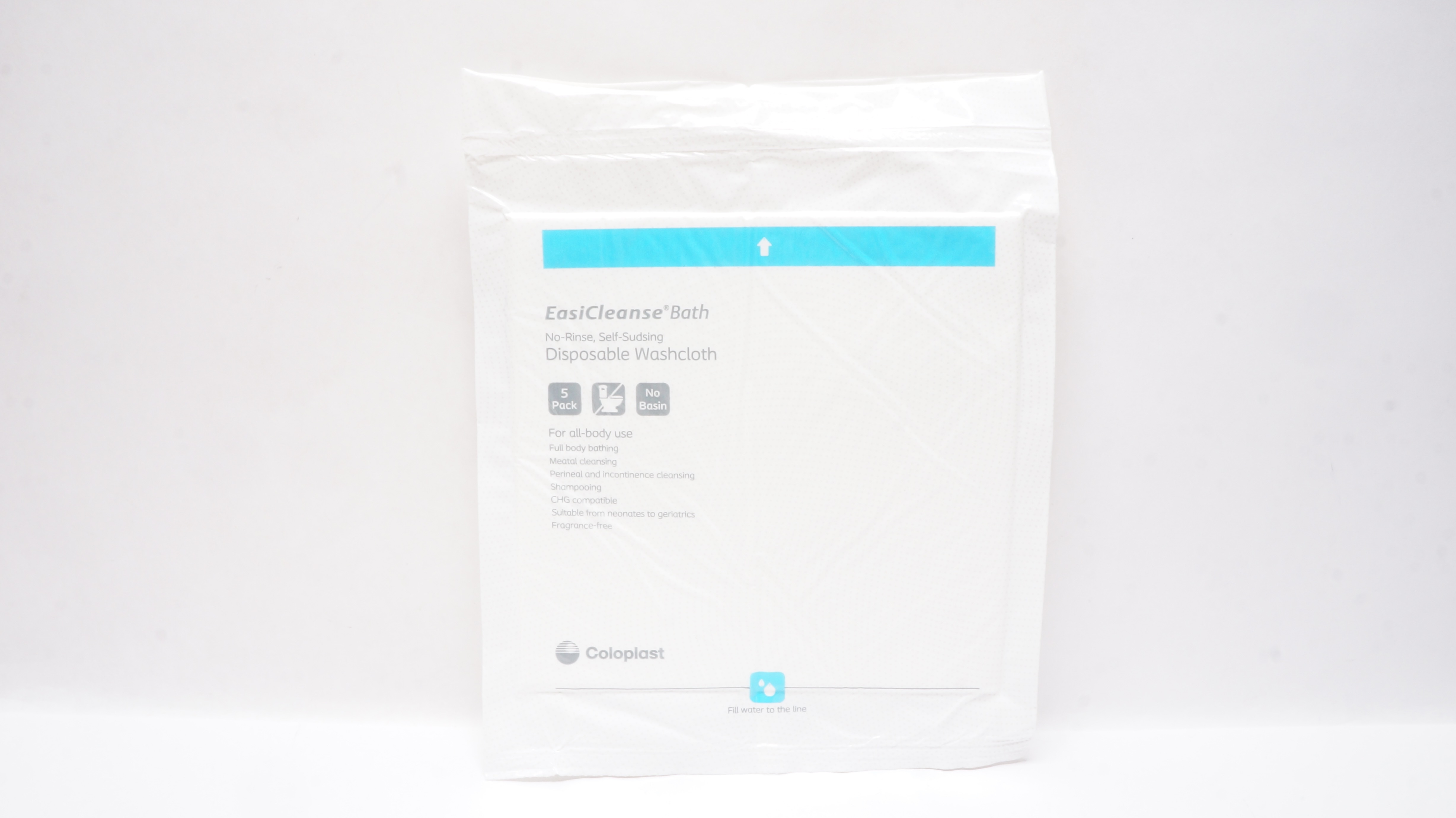 Coloplast 7056 EasiCleanse Bath Disposable Washcloth - Pack of 5
